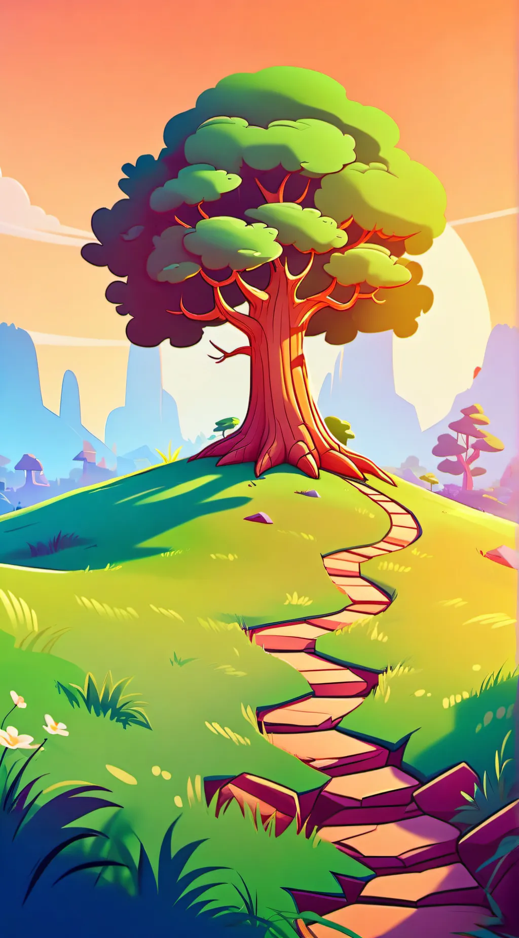 ai character: Smiling Critters  background