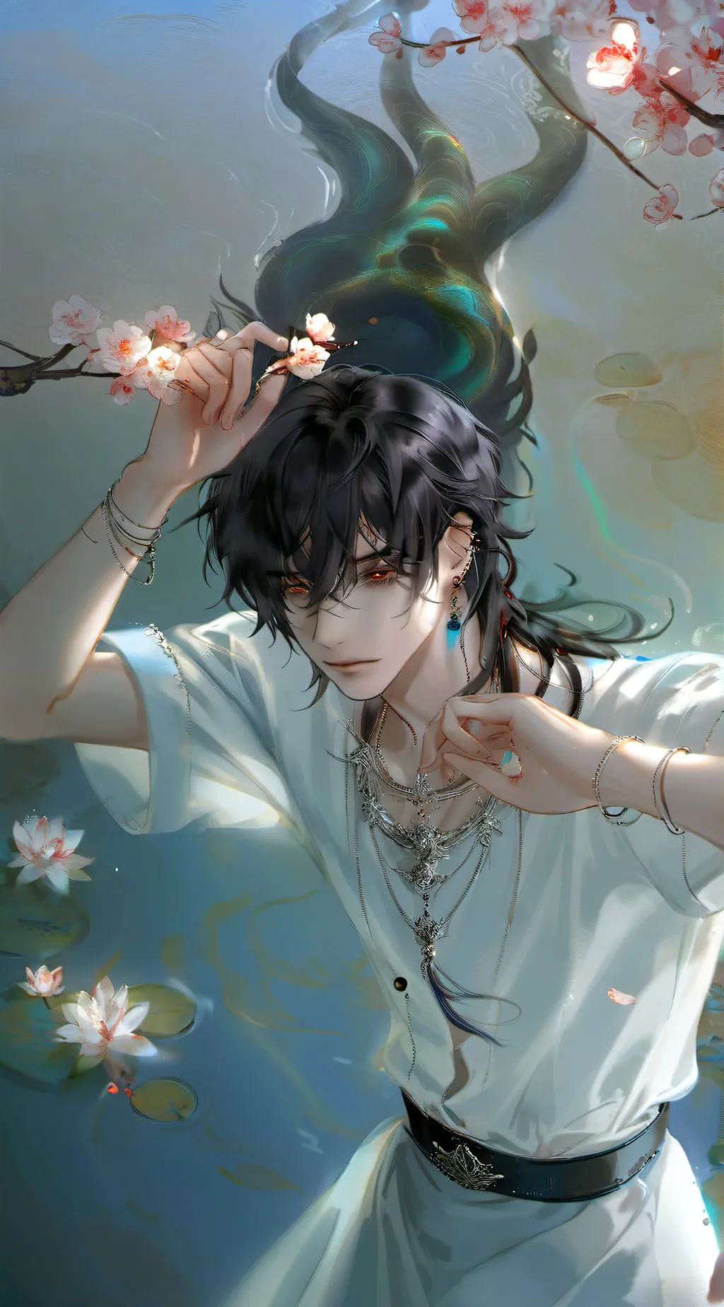 ai character: Kouki 🗿🍷 background