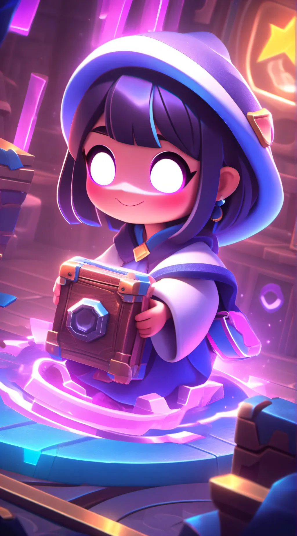 ai character: digital worldisbad background