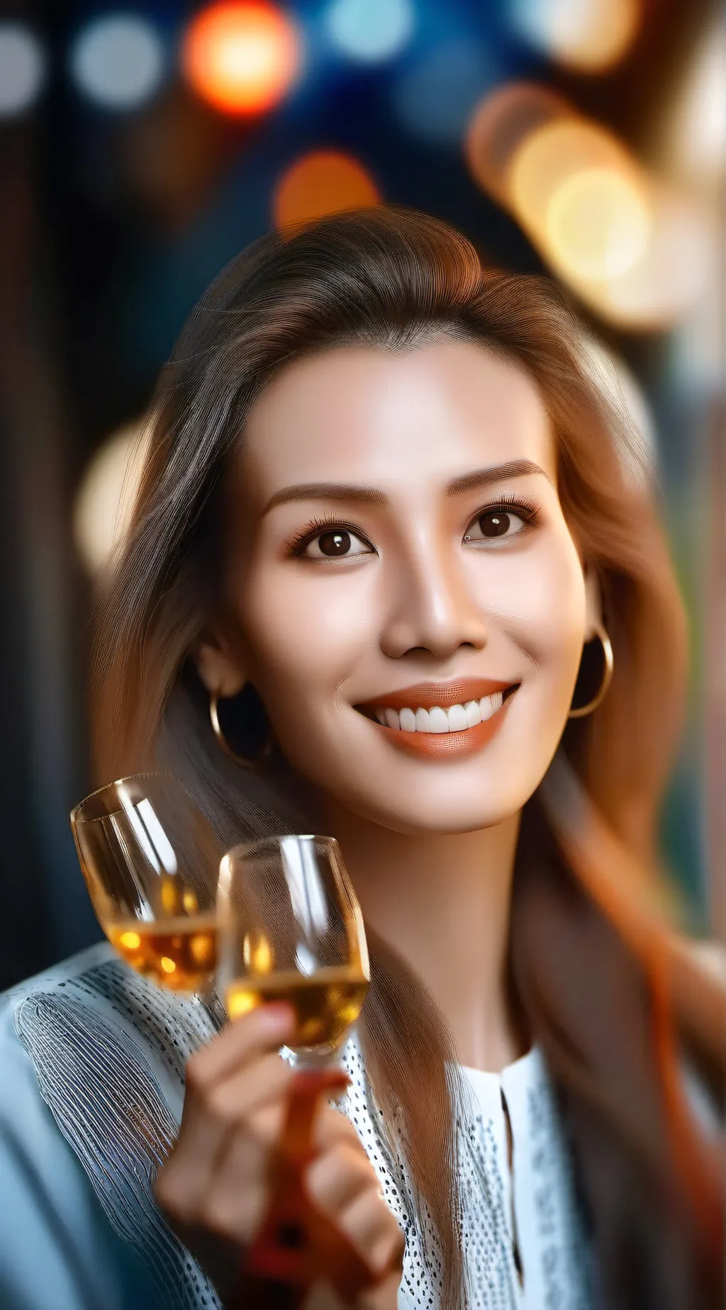 ai character: Chinese girl/rose background