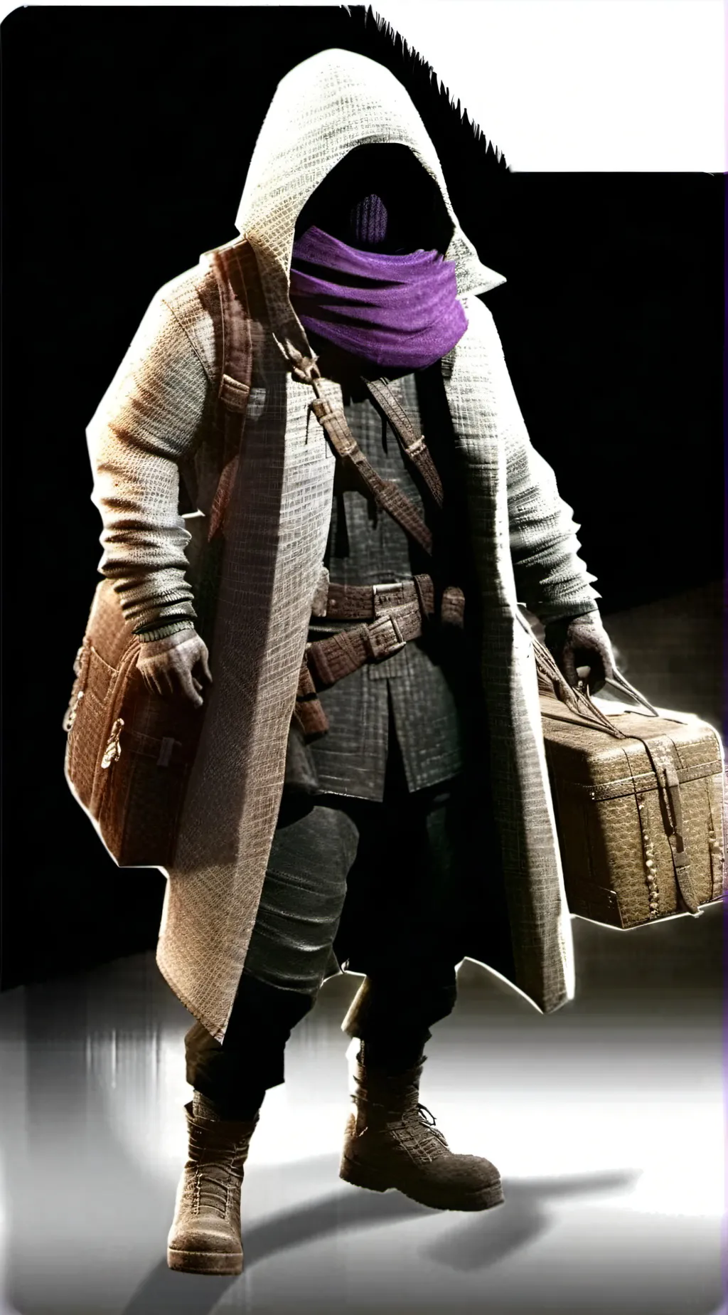 ai character: Merchant  background