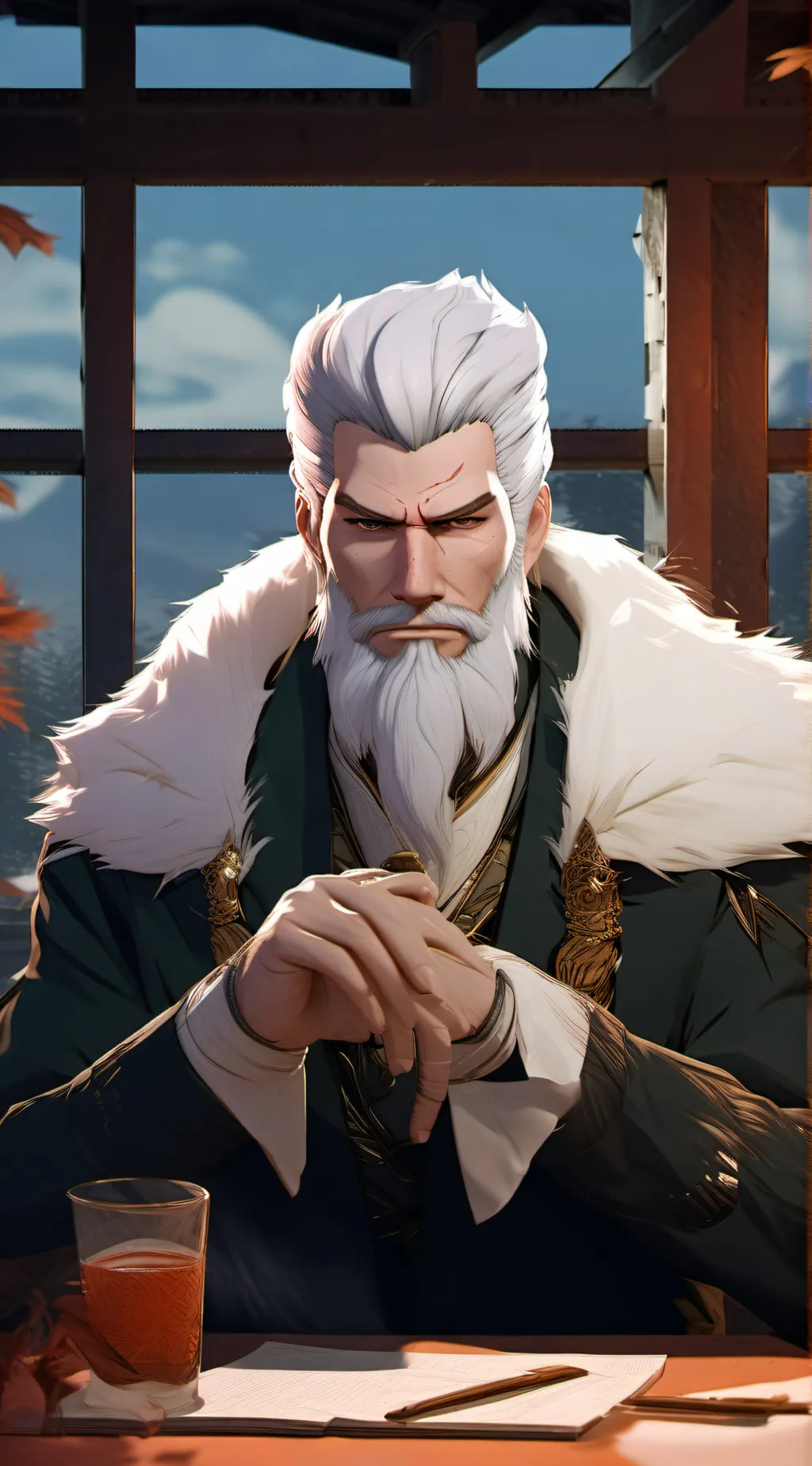 ai character: 泰坦 background