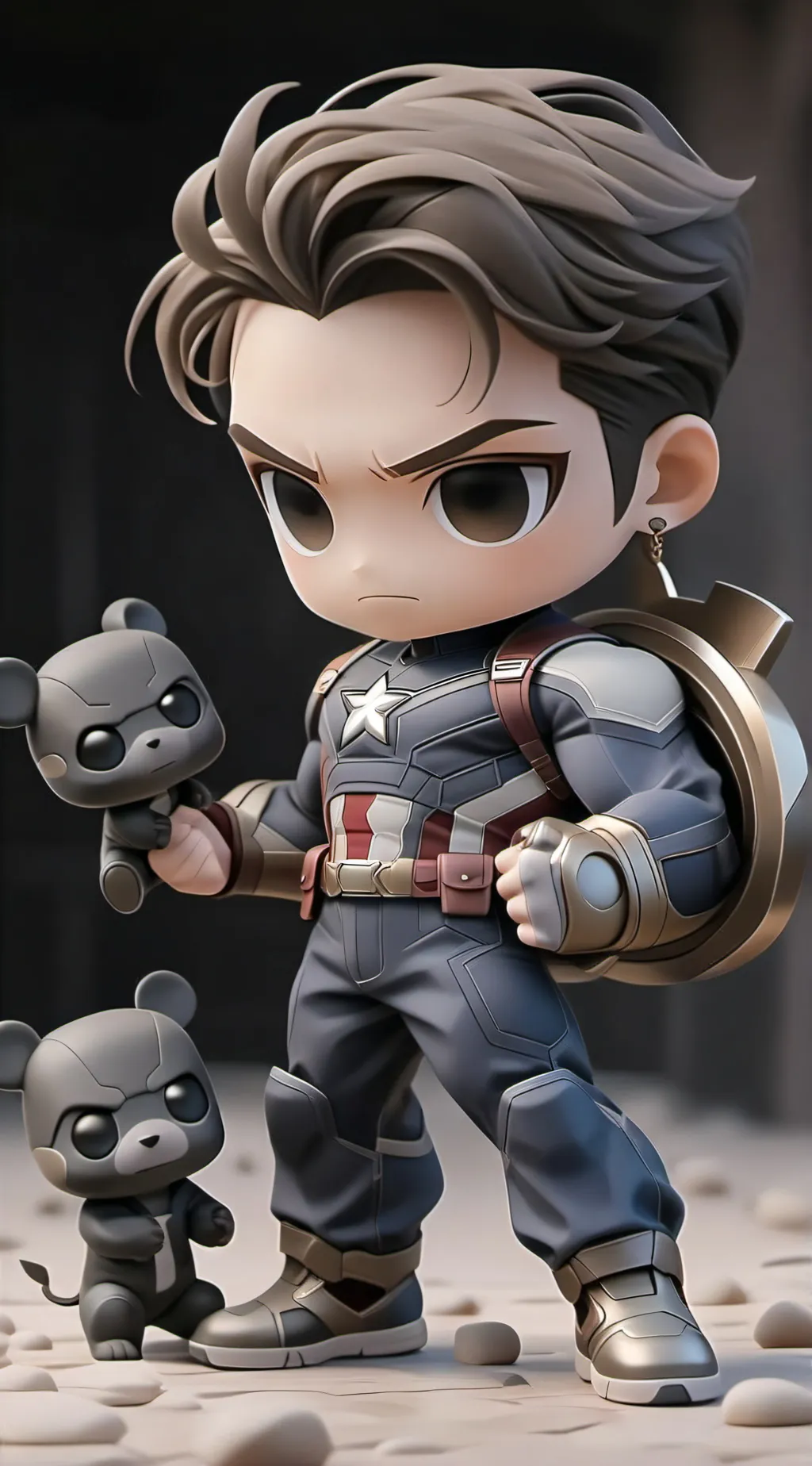ai character: The avengers  background