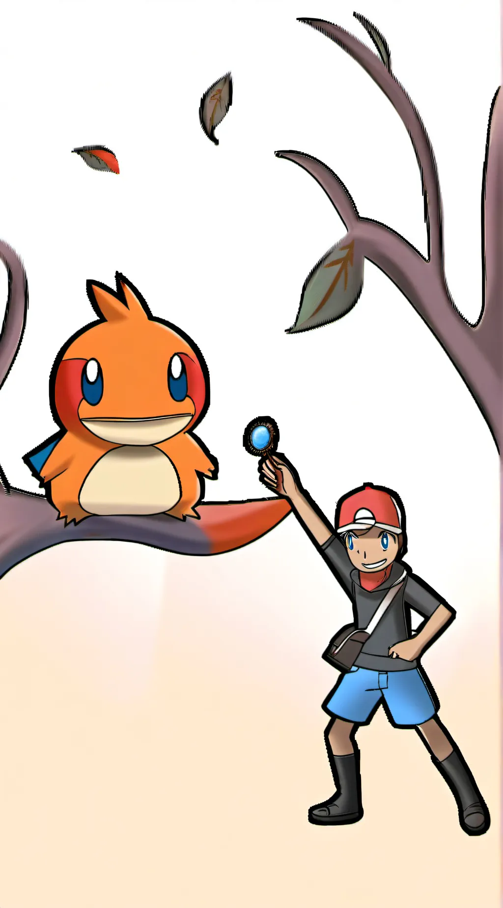 ai character: Charmander background