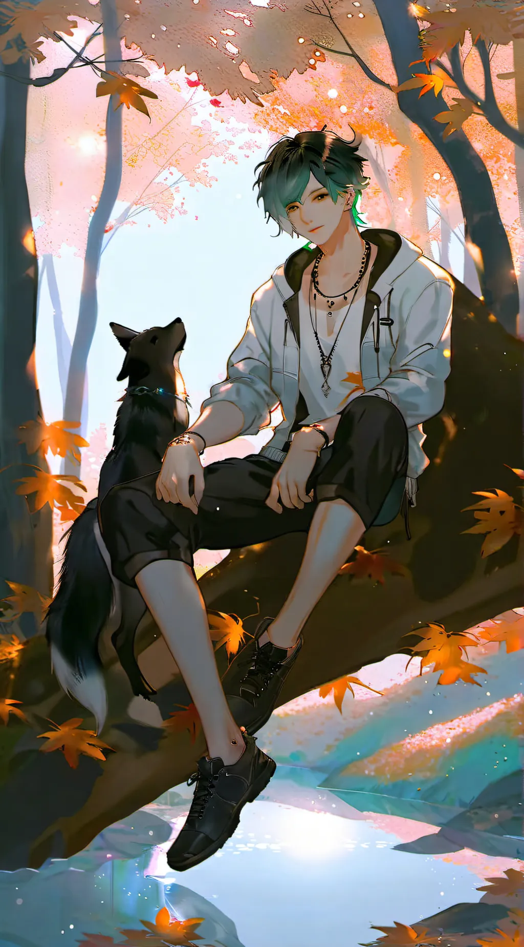 ai character: Focus  background