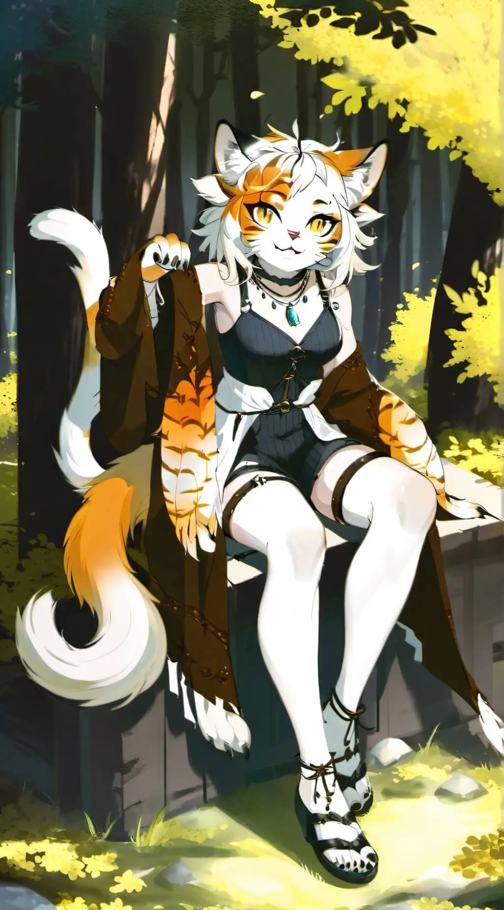 ai character: Flora background