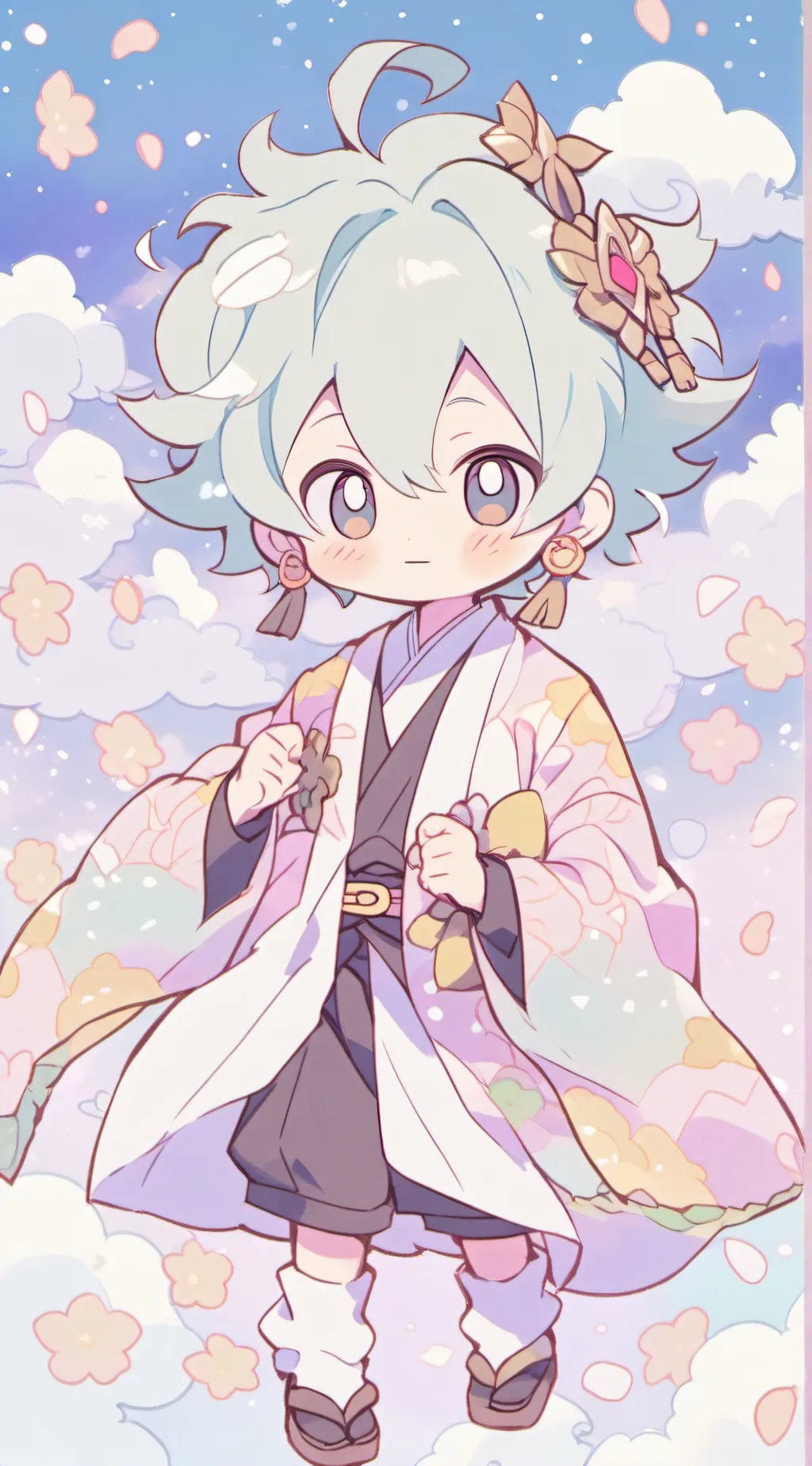 ai character: nezuko_kamado✨☺️ background