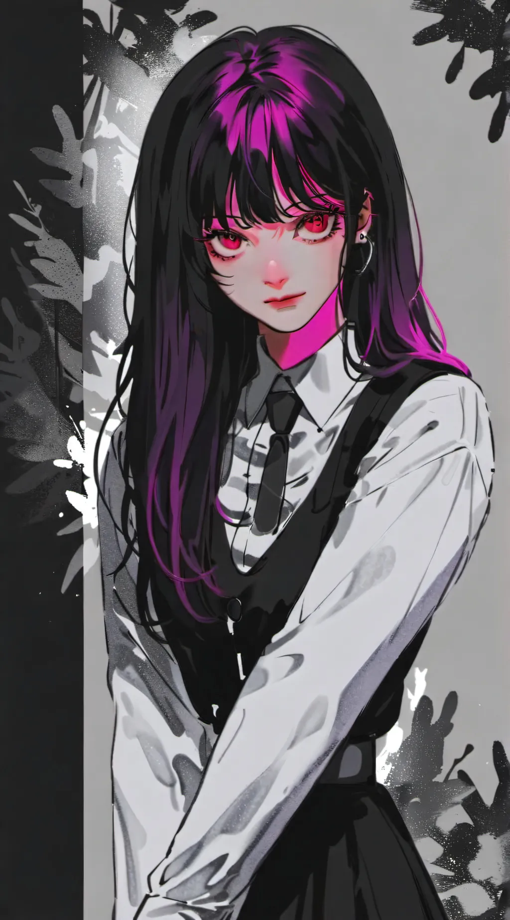 ai character: Komisches Mädchen  background