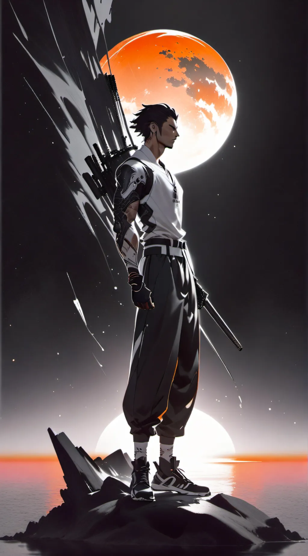 ai character: No background