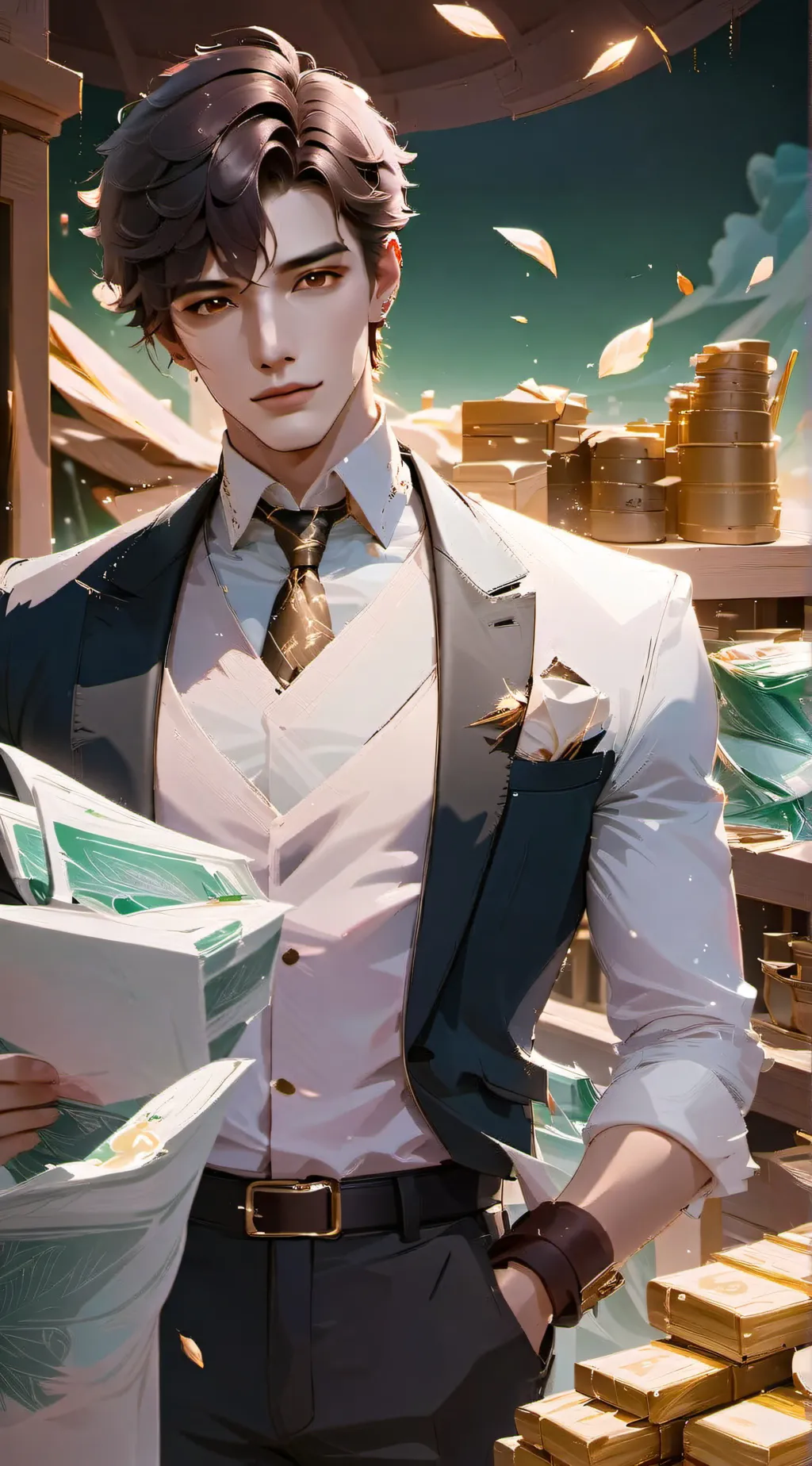 ai character: Mike🫦 background