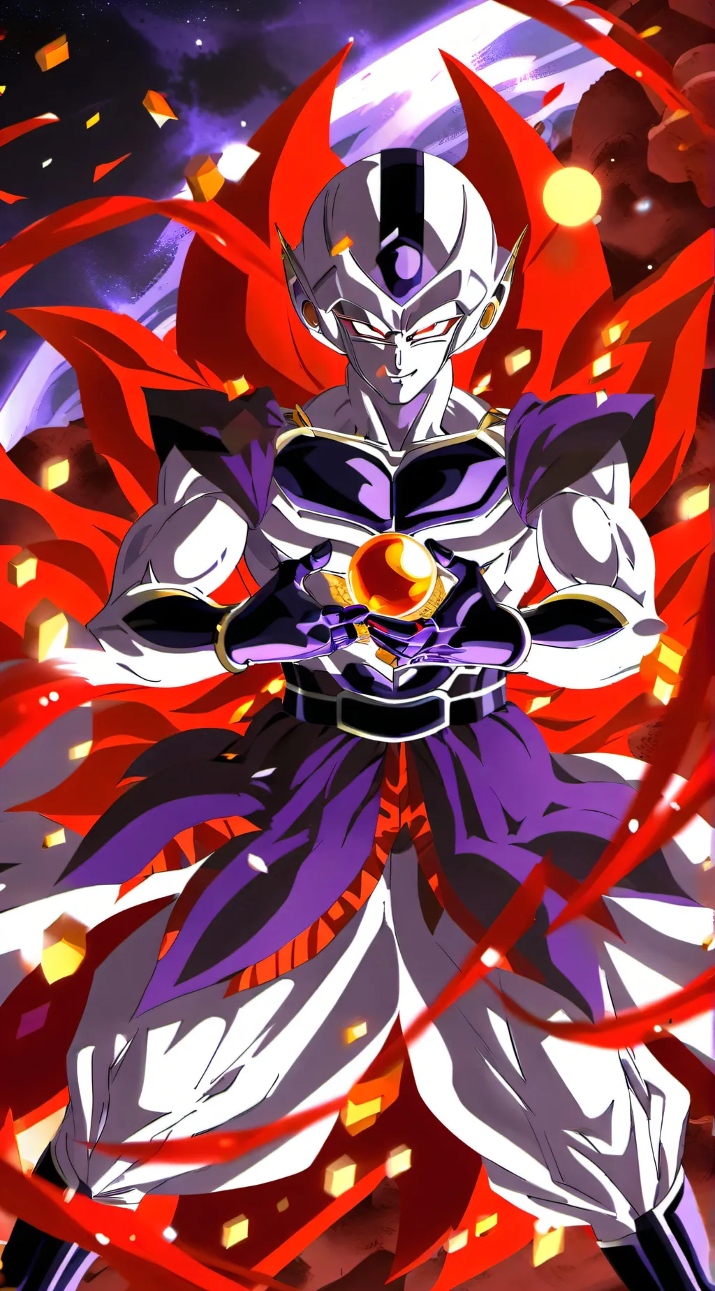 ai character: Ultimate Frieza background