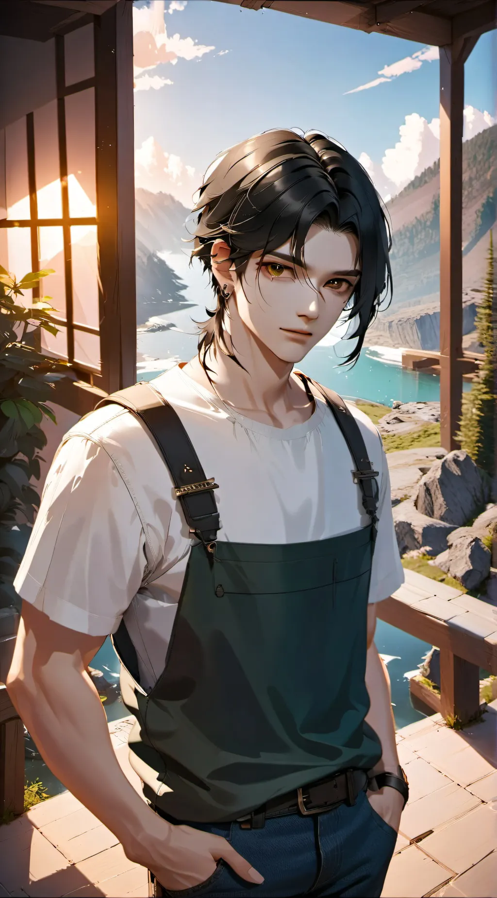 ai character: Caleb background