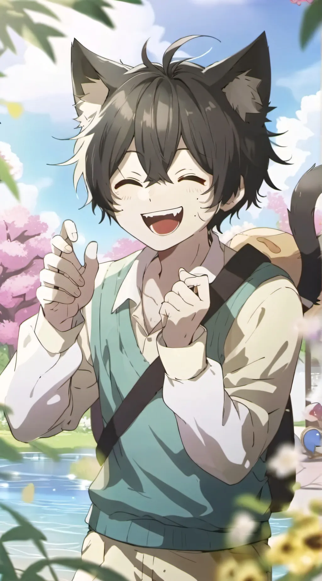 ai character: Haruki  background