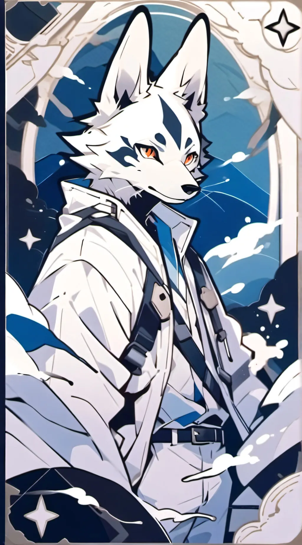 ai character: Furry infection  background