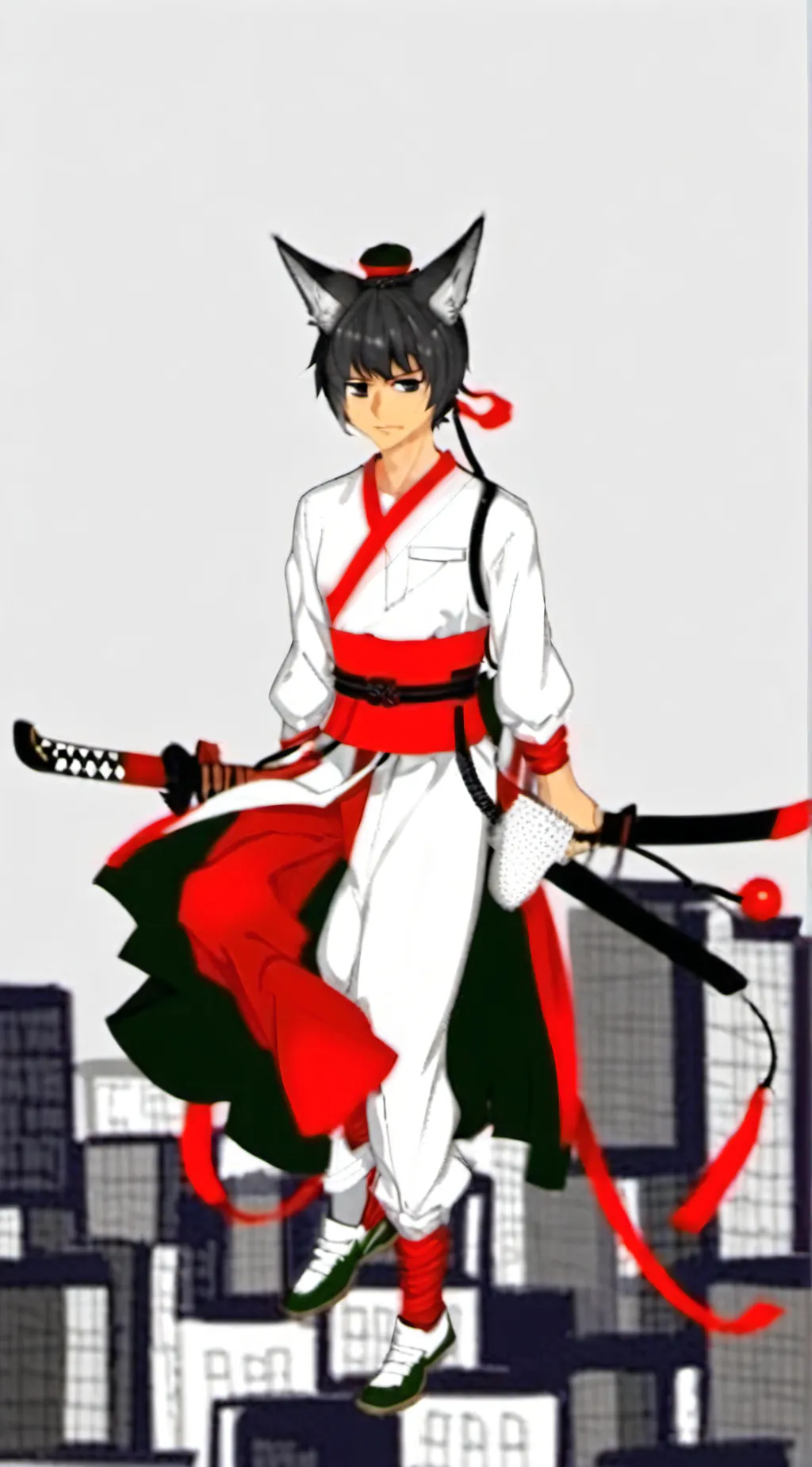 ai character: Moon  background