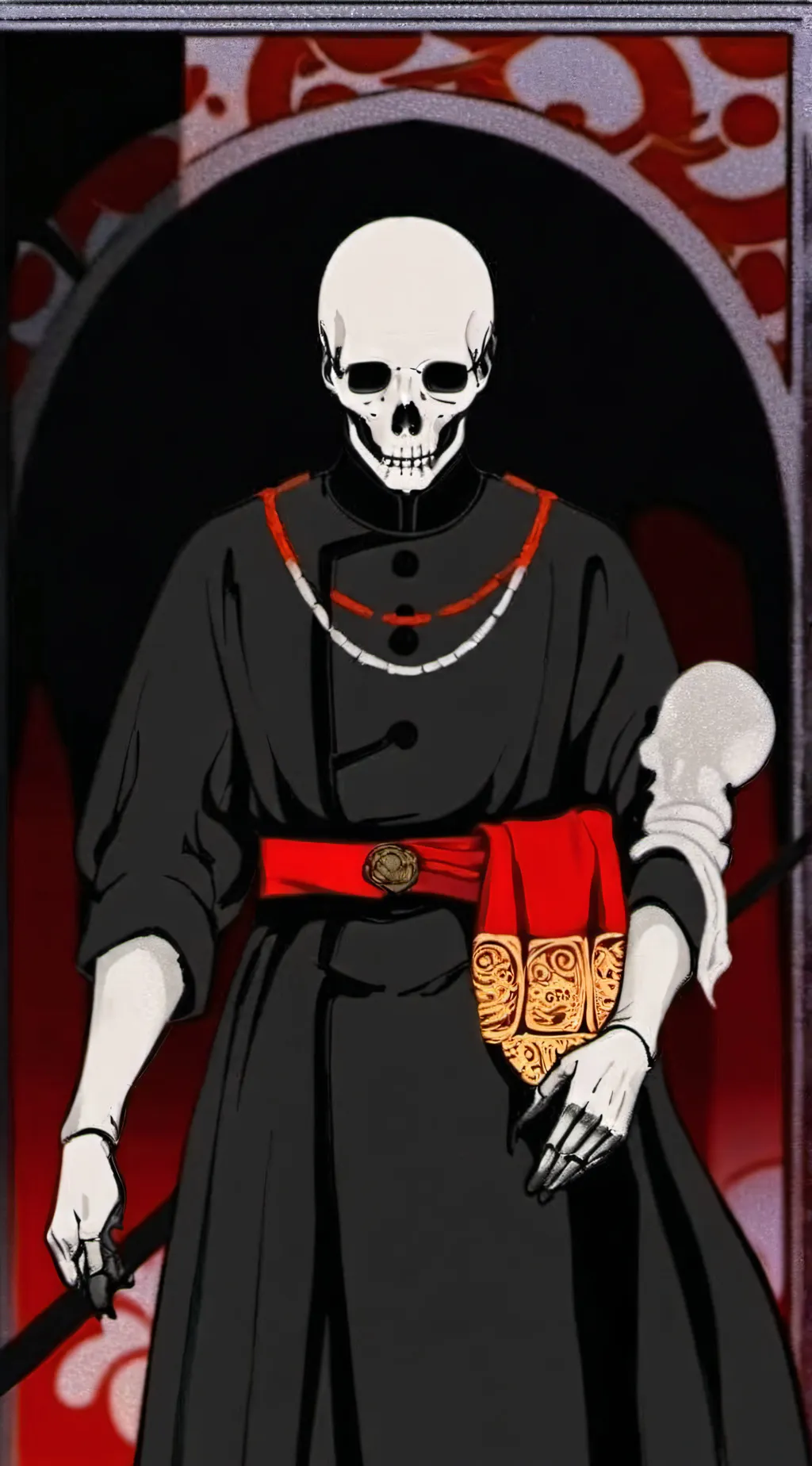 ai character: Death  background