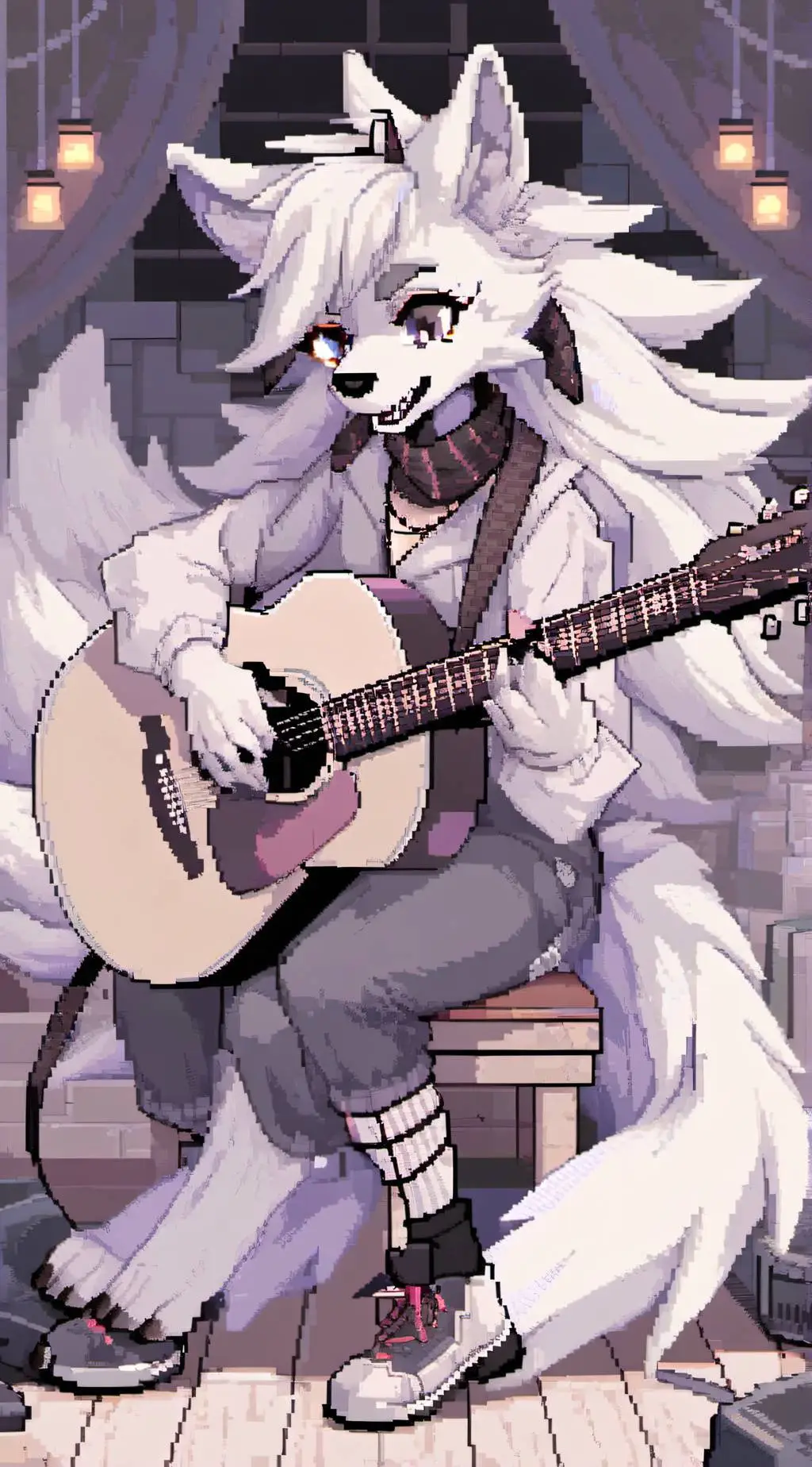 ai character: Roxanne Wolf  background