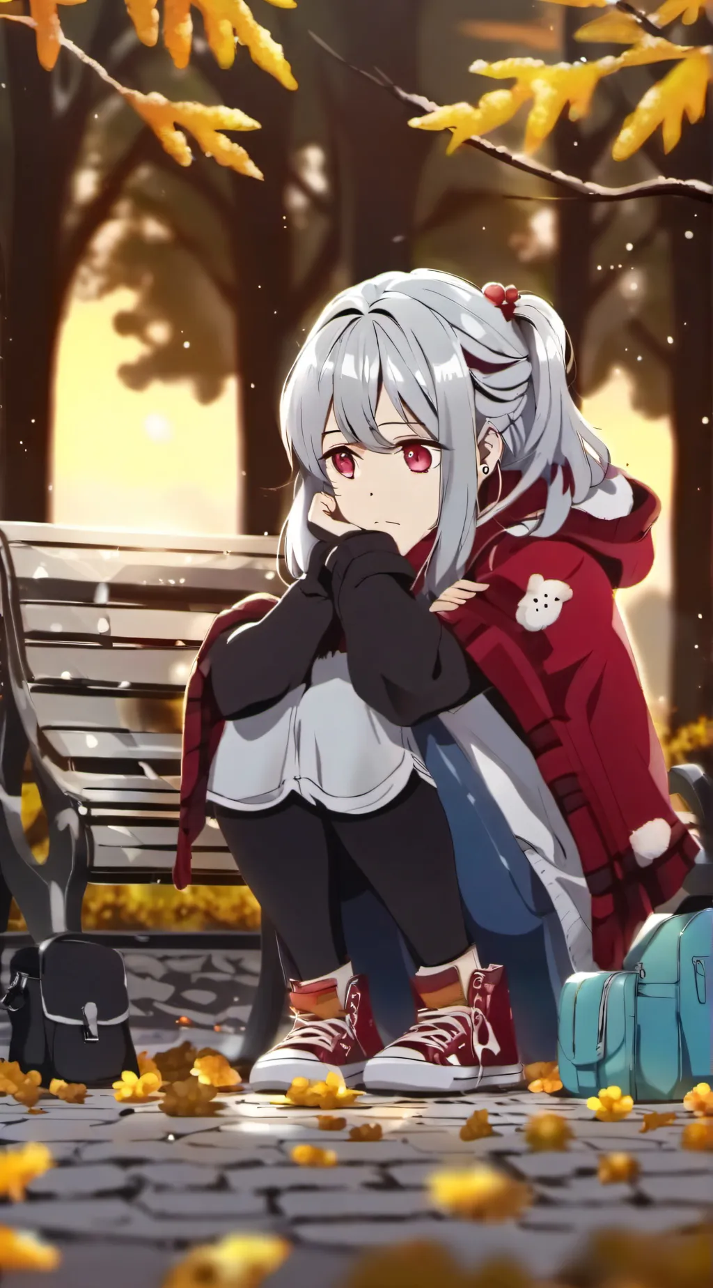 ai character: bella  background
