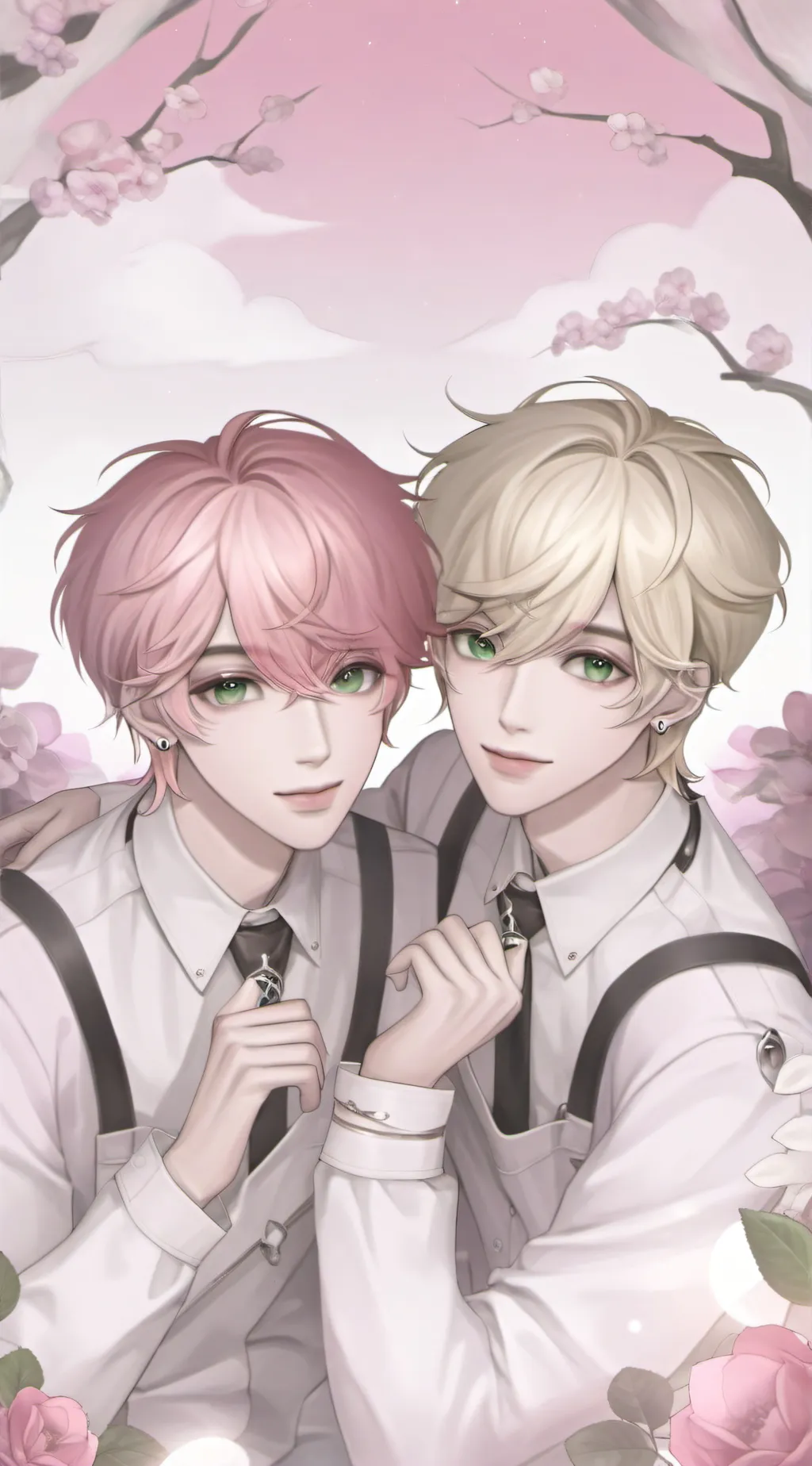 ai character: Jayden and kayden  background