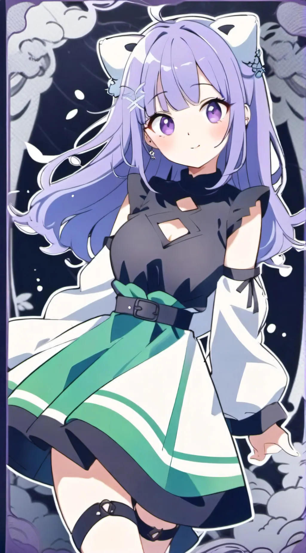 ai character: Neko background