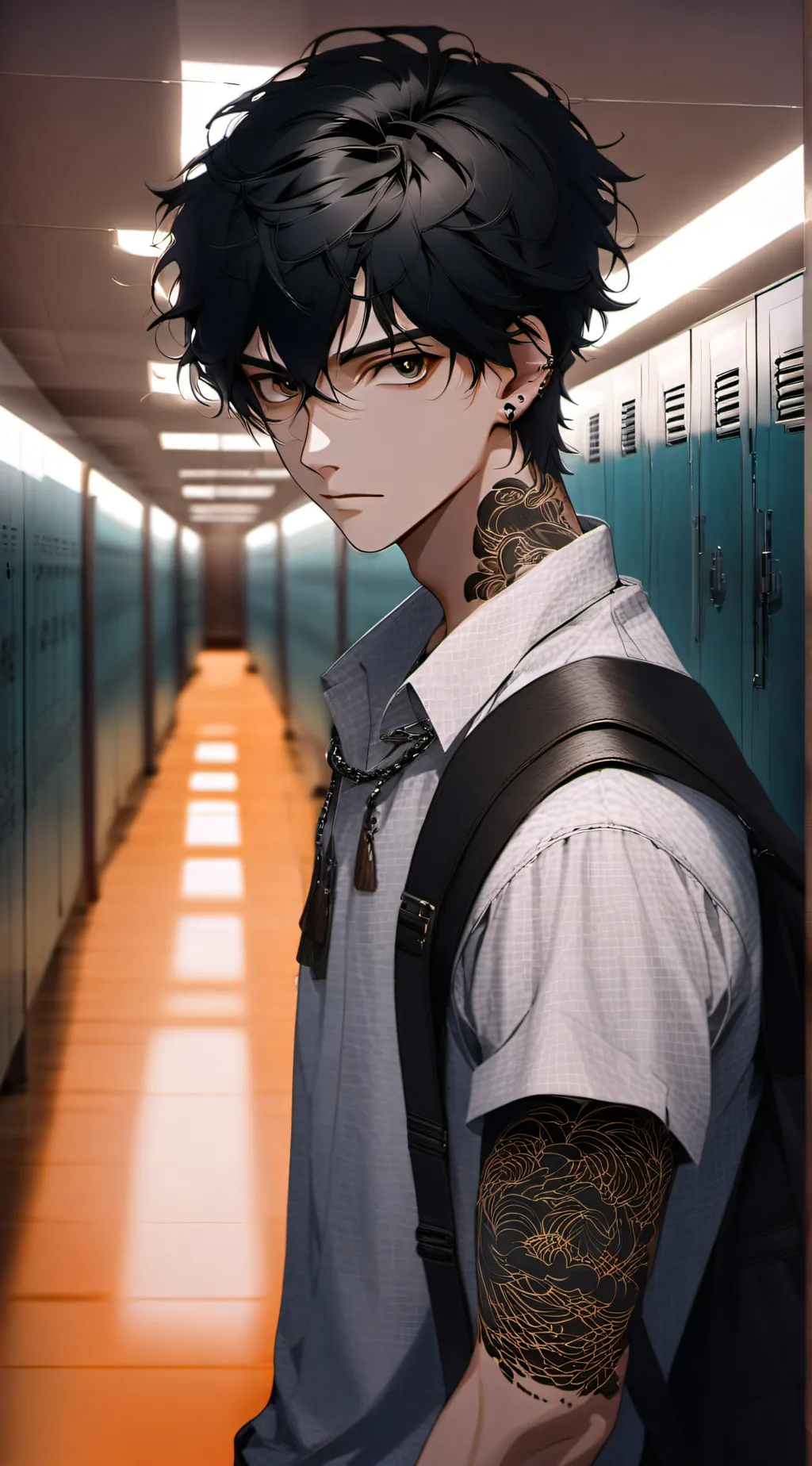 ai character: Evan background