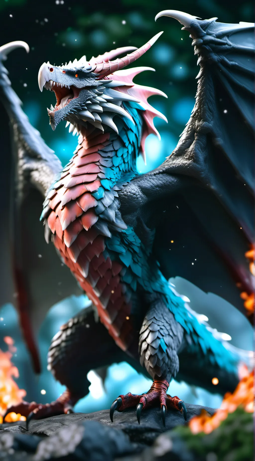 ai character: httyd.  x.  MH. background