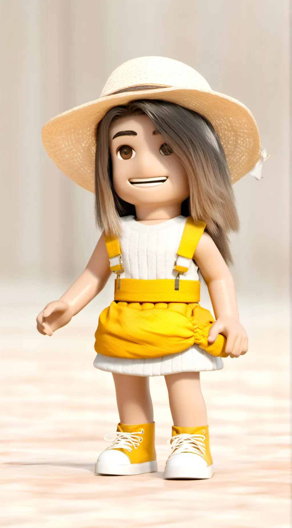 ai character: starchild gummy background