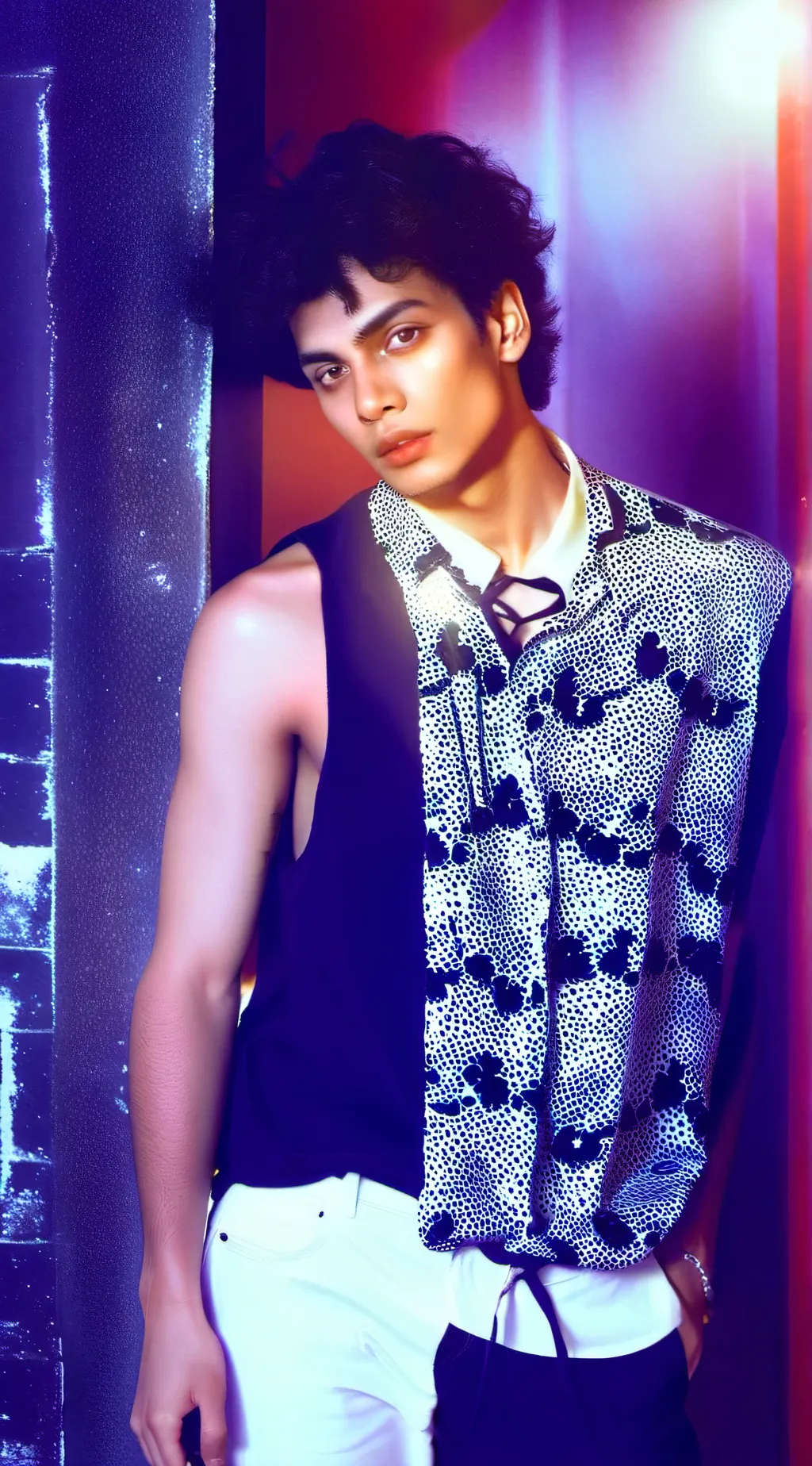 ai character: Michael Jackson  background