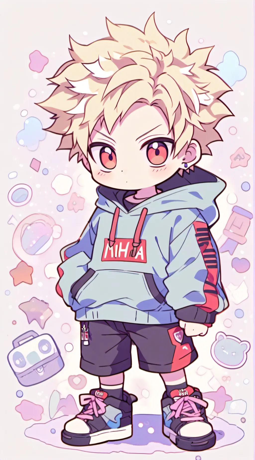 ai character: bakugo background