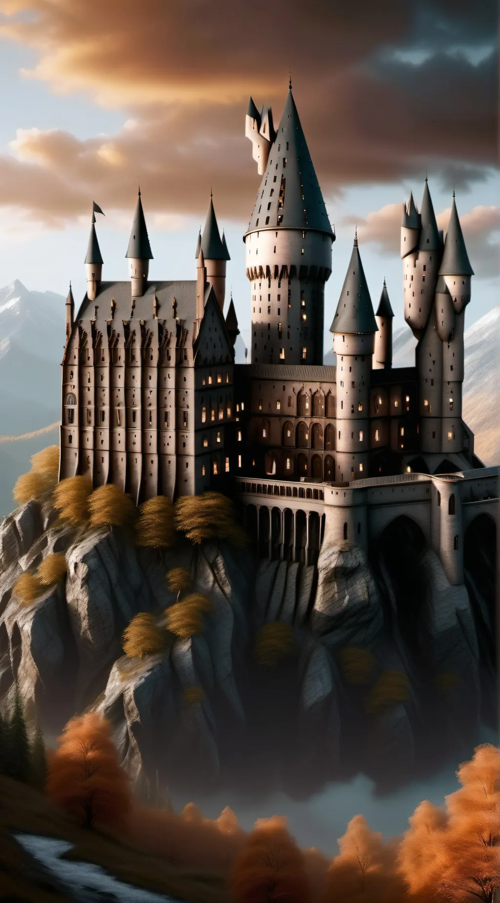 ai character: Hogwarts background