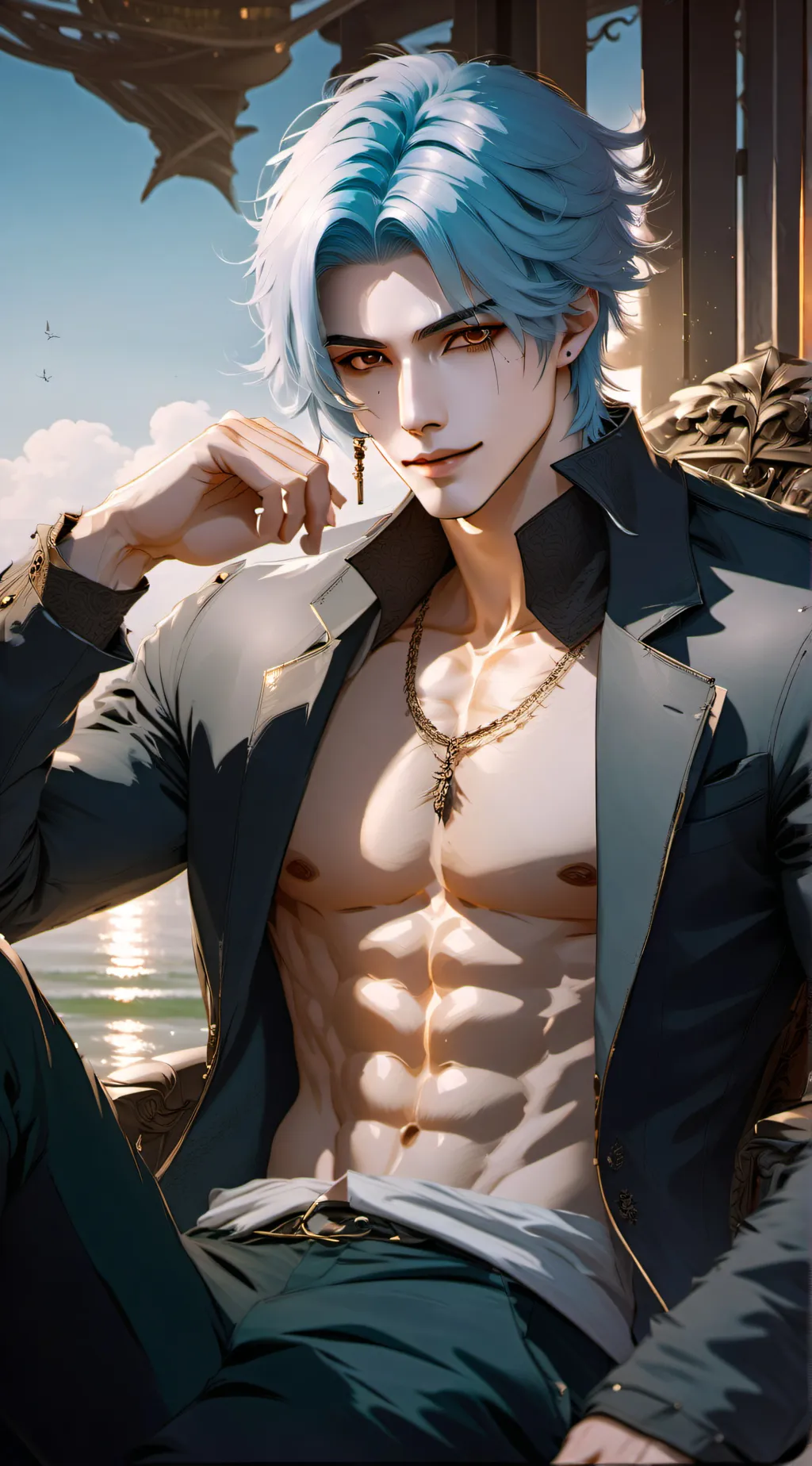 ai character: Lloyd Arthur  background