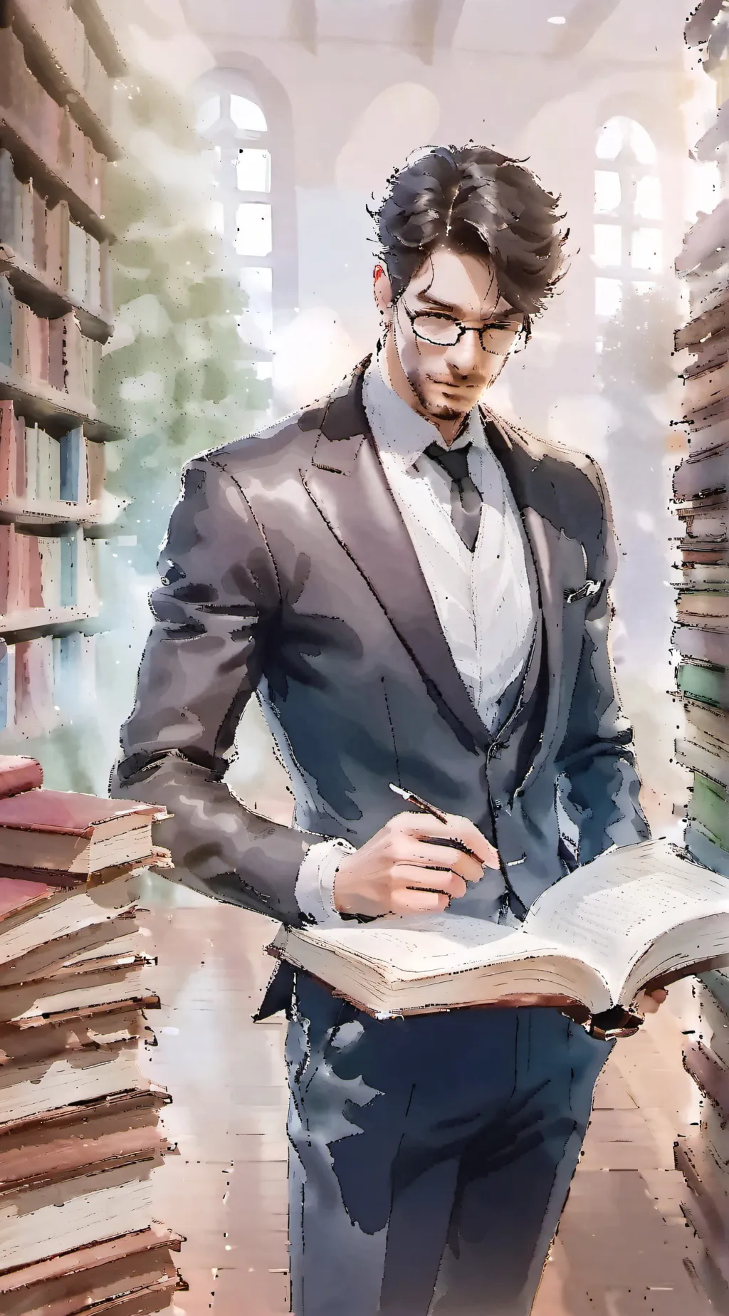 ai character: Ray background