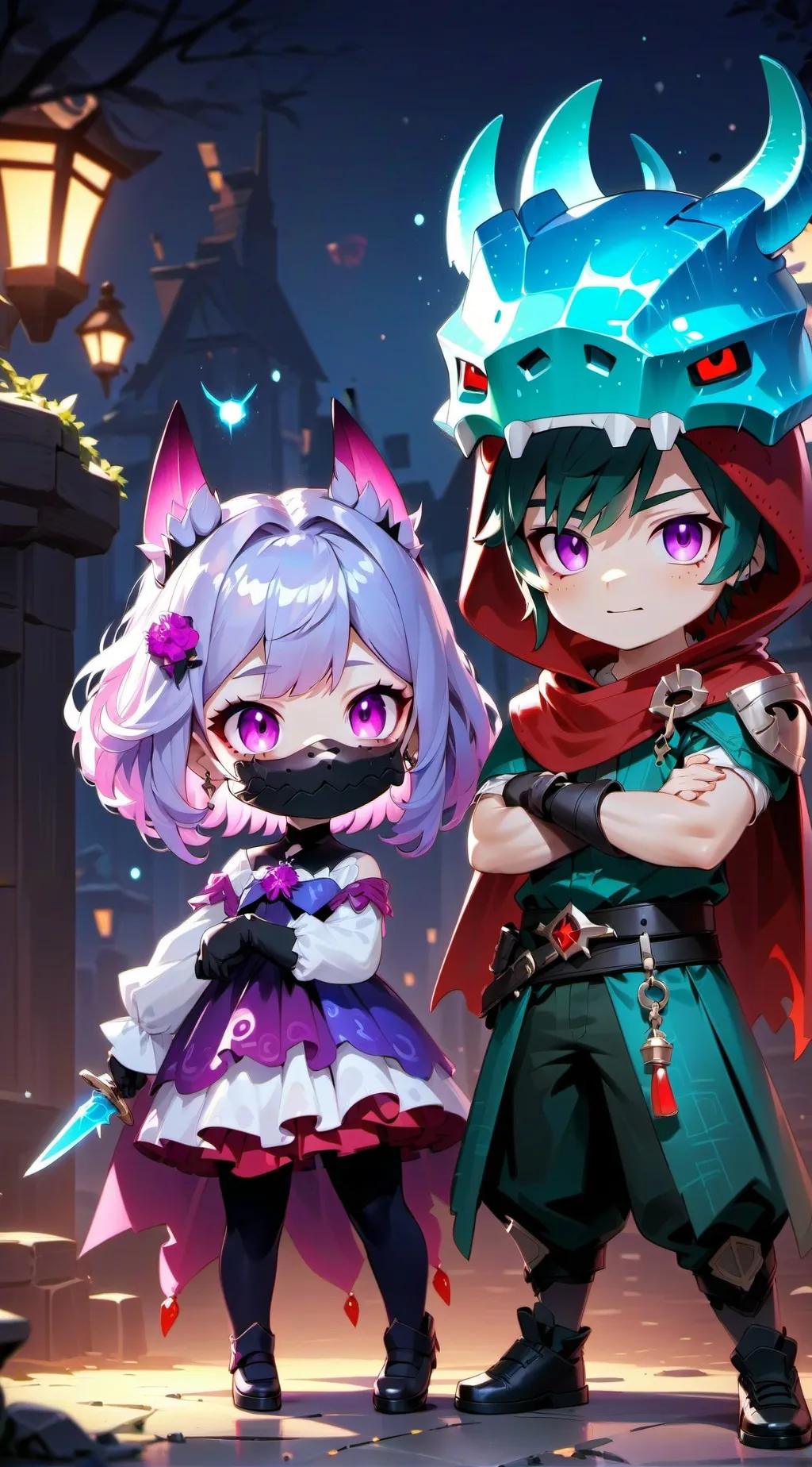 ai character: Alex & Millie  background