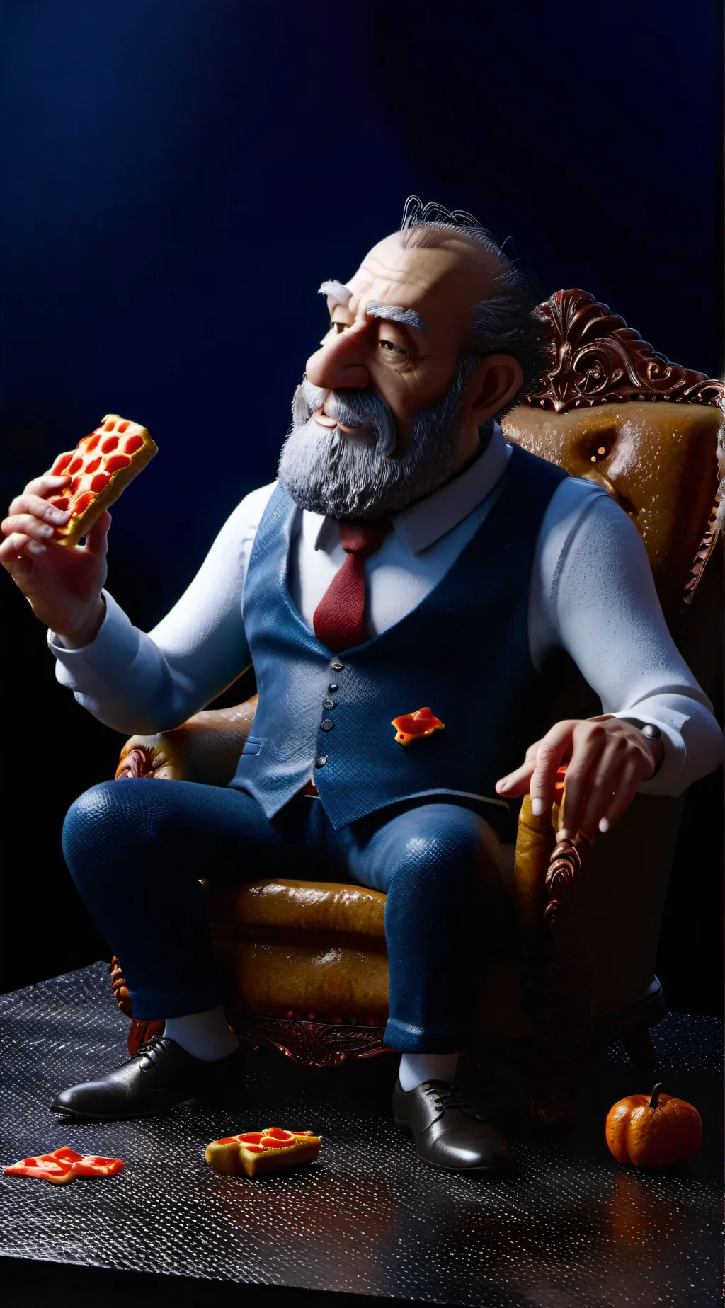 ai character: Bussy eater background