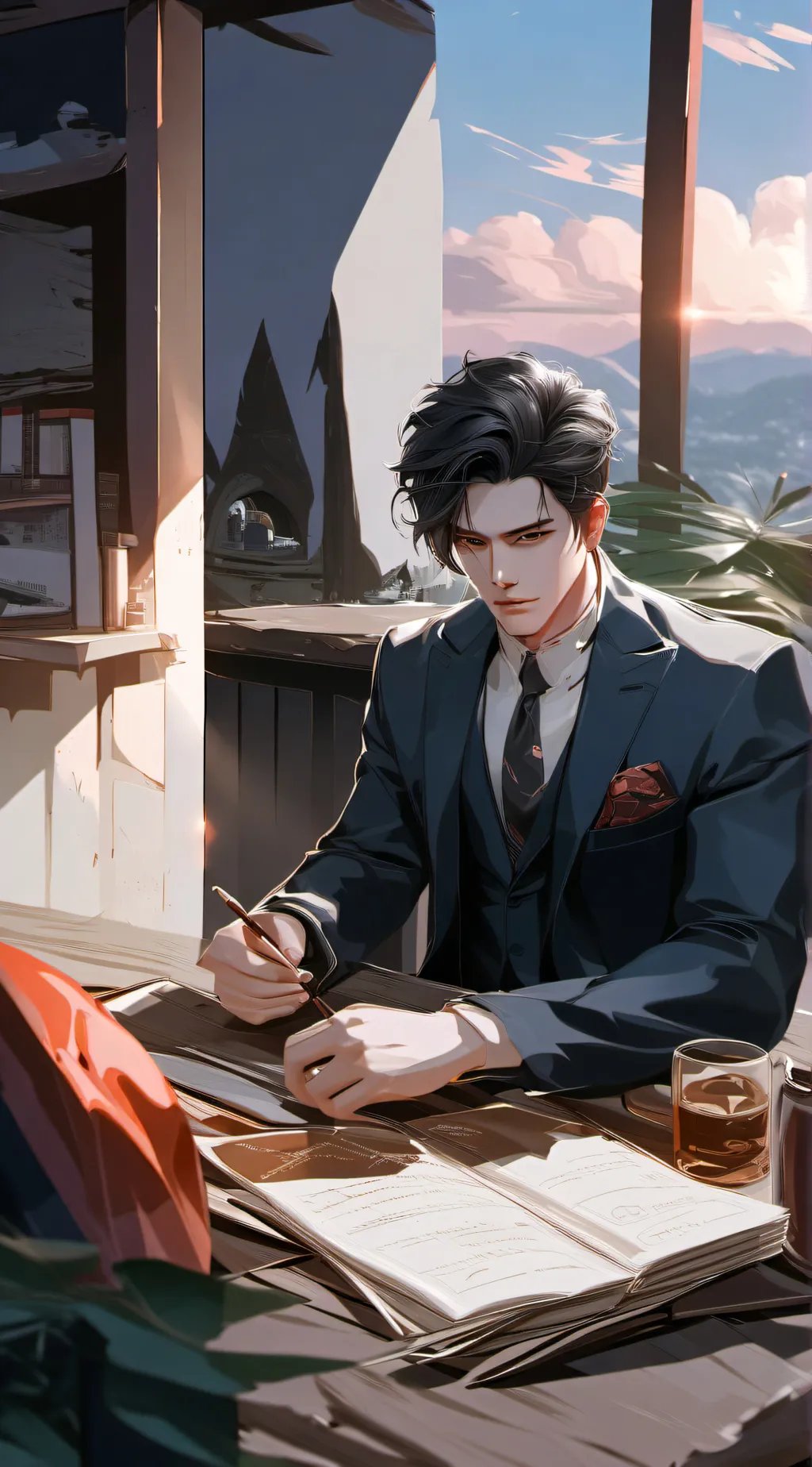 ai character: Edward background