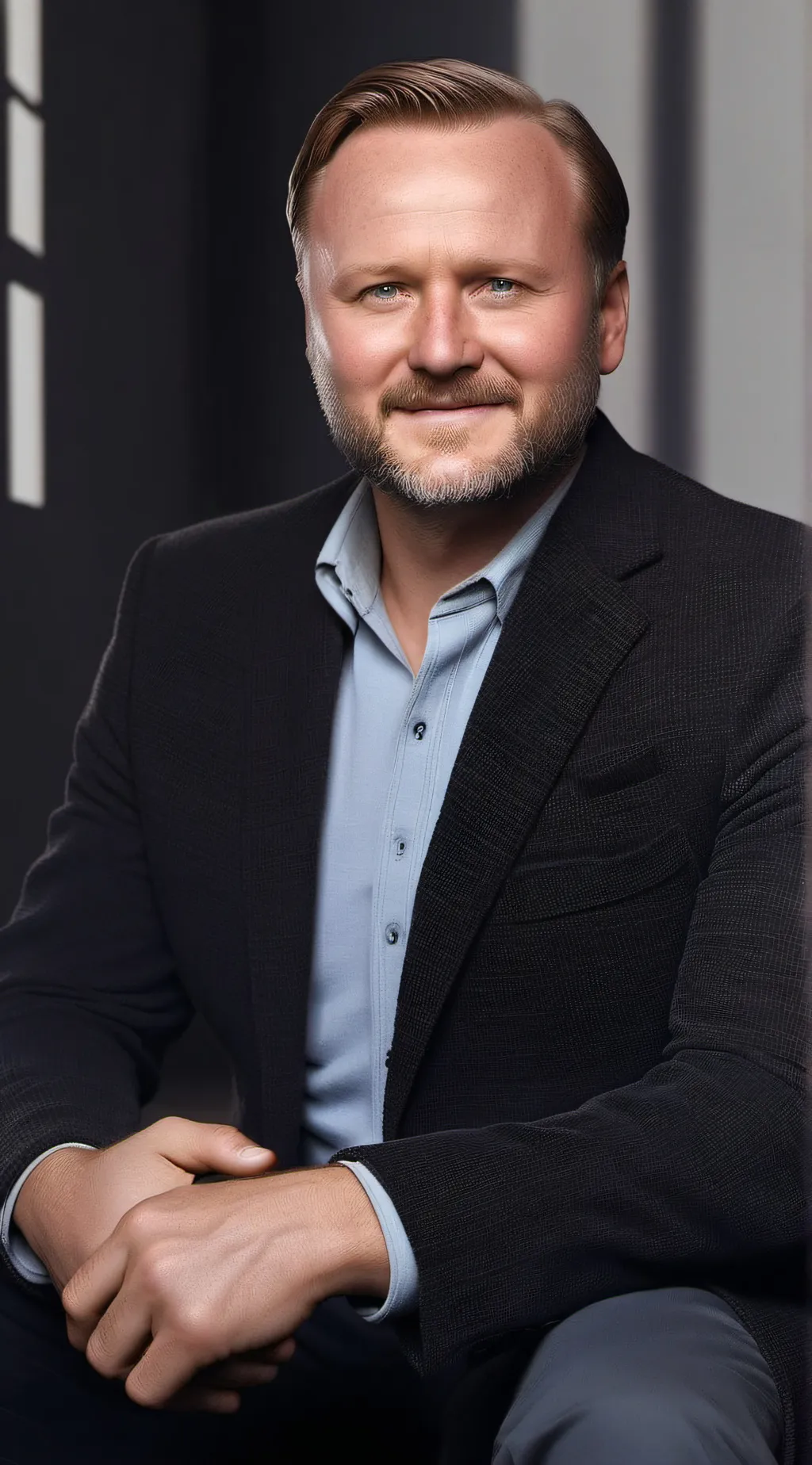 ai character: Rian johnson  background