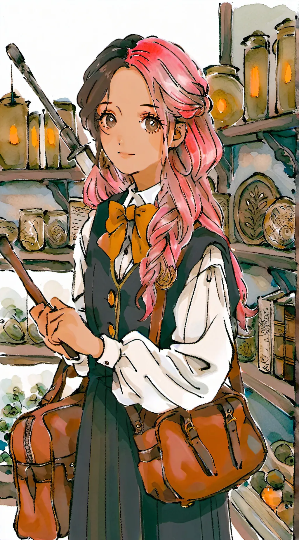 ai character: hogwarts background