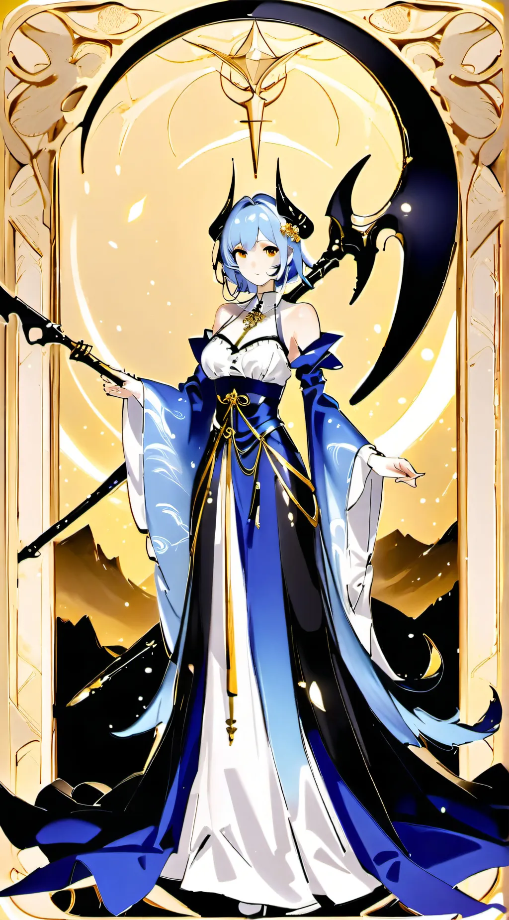 ai character: calamia  background
