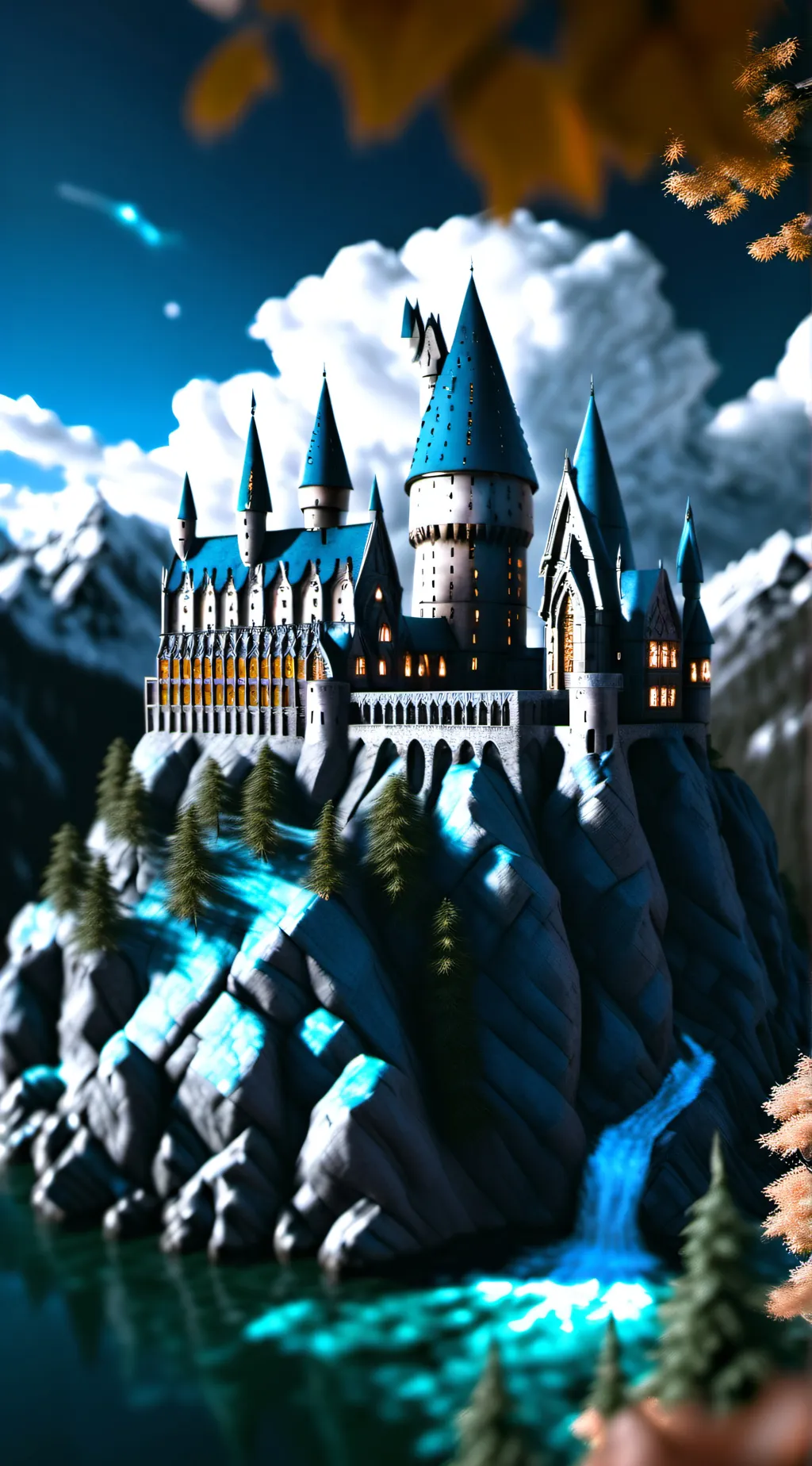ai character: Hogwarts background