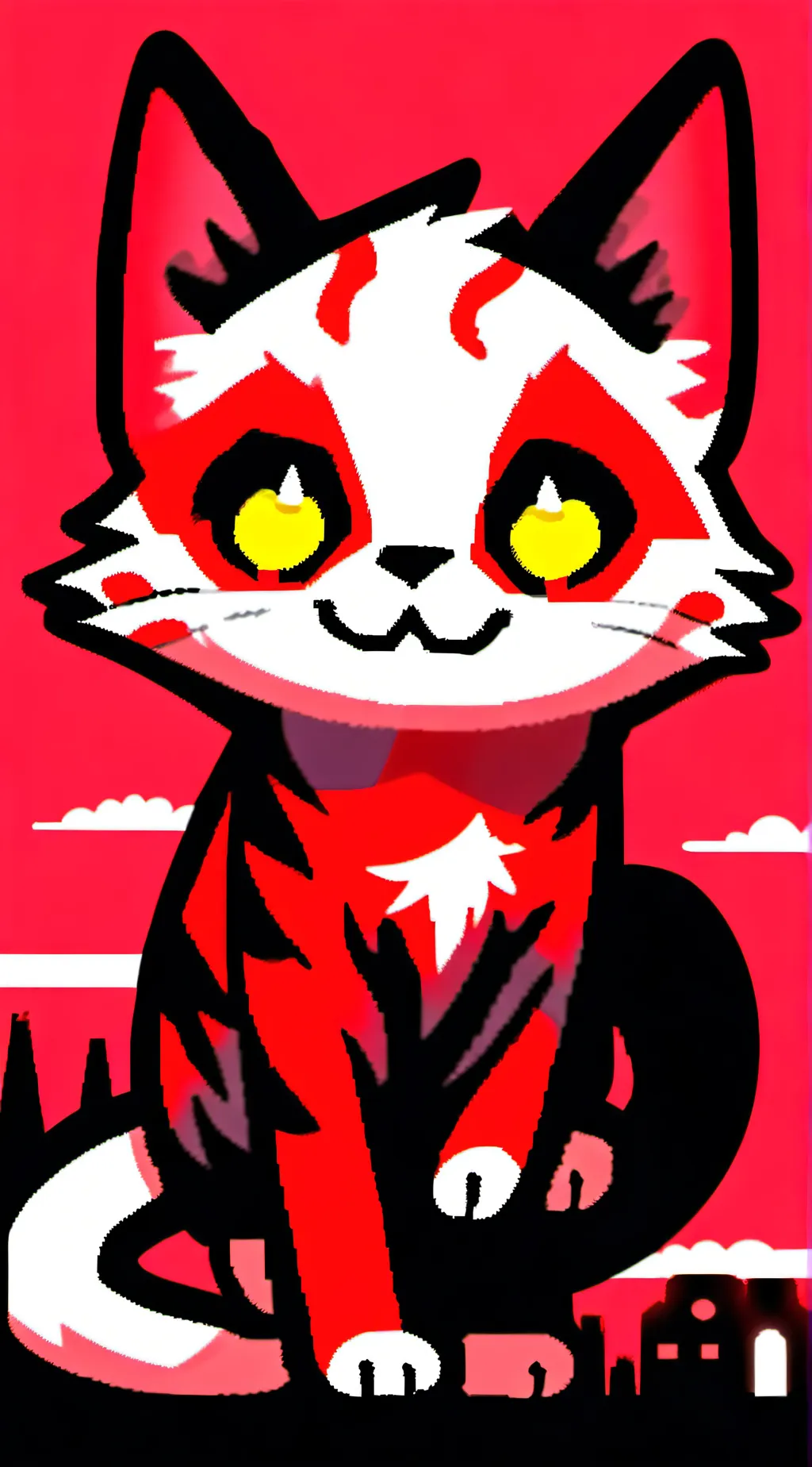 ai character: Alastor Cat background