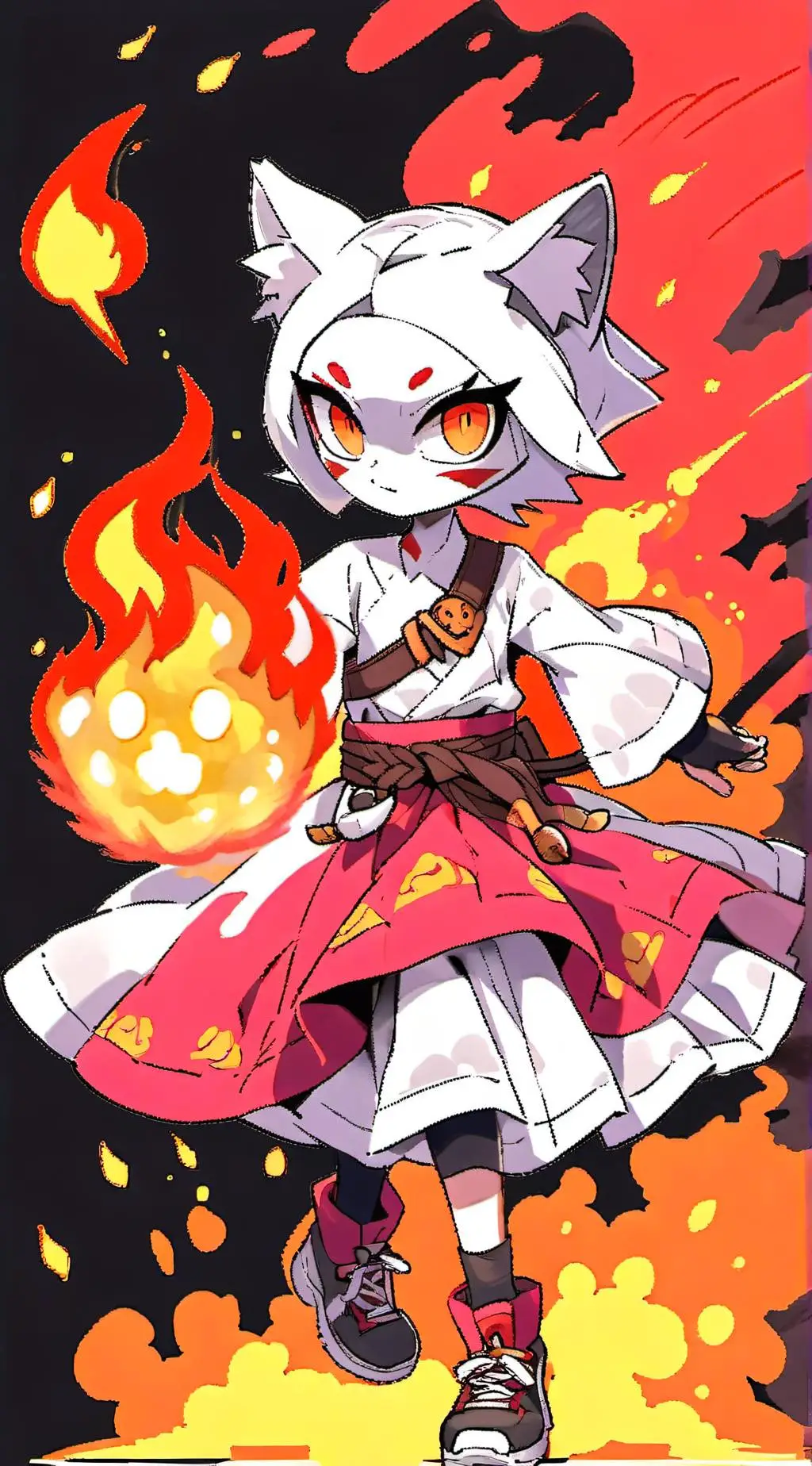 ai character: Blaze the Cat background