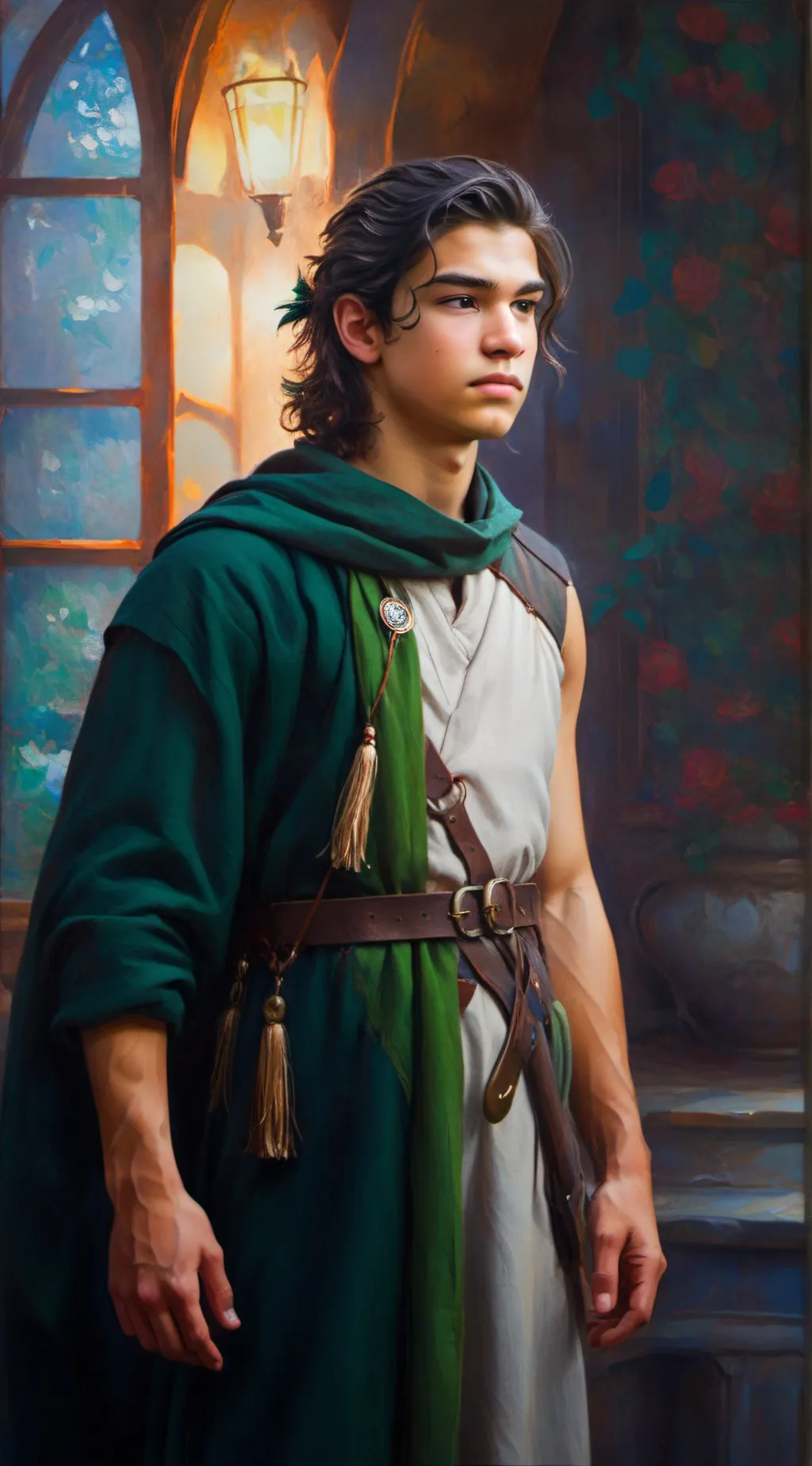ai character: Drew Ferran background