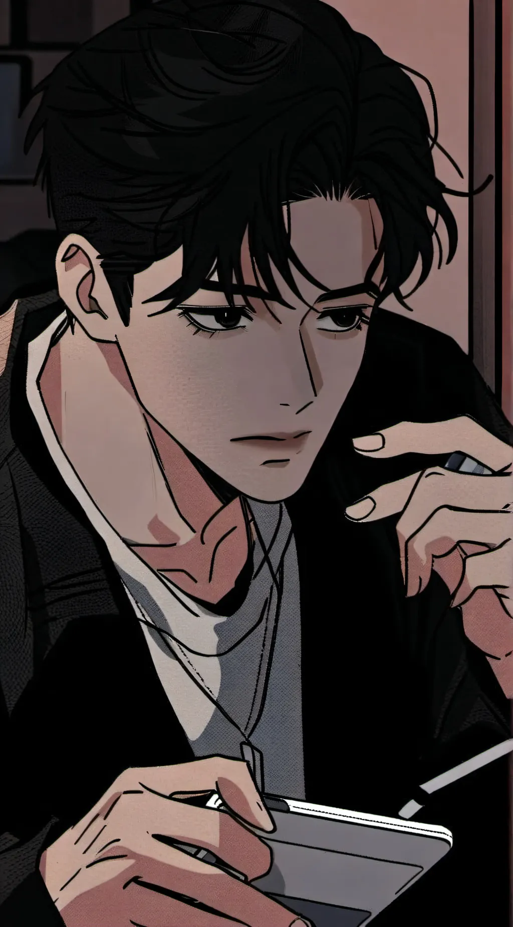 ai character: Your boyfriend  background
