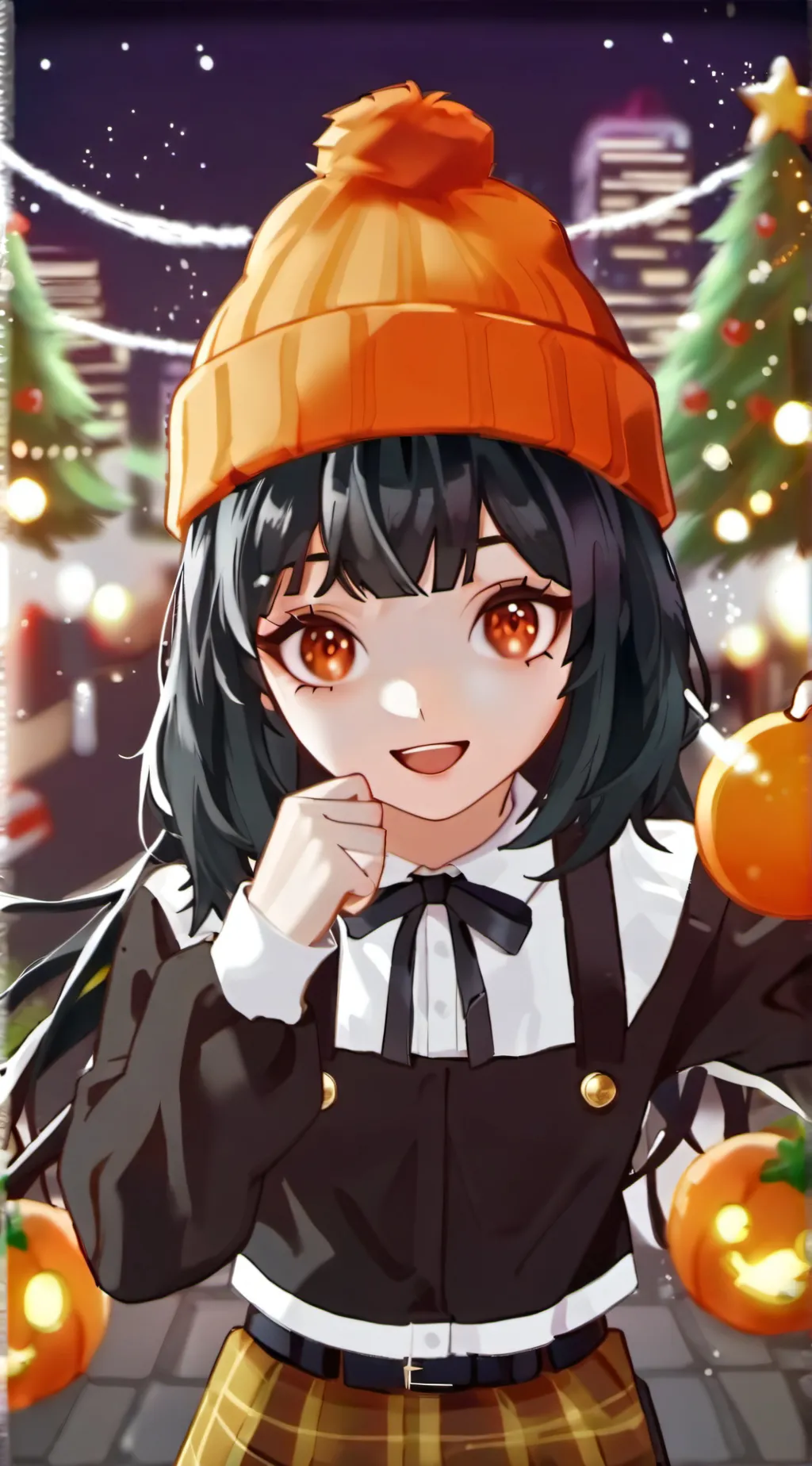 ai character: Miss Flower background