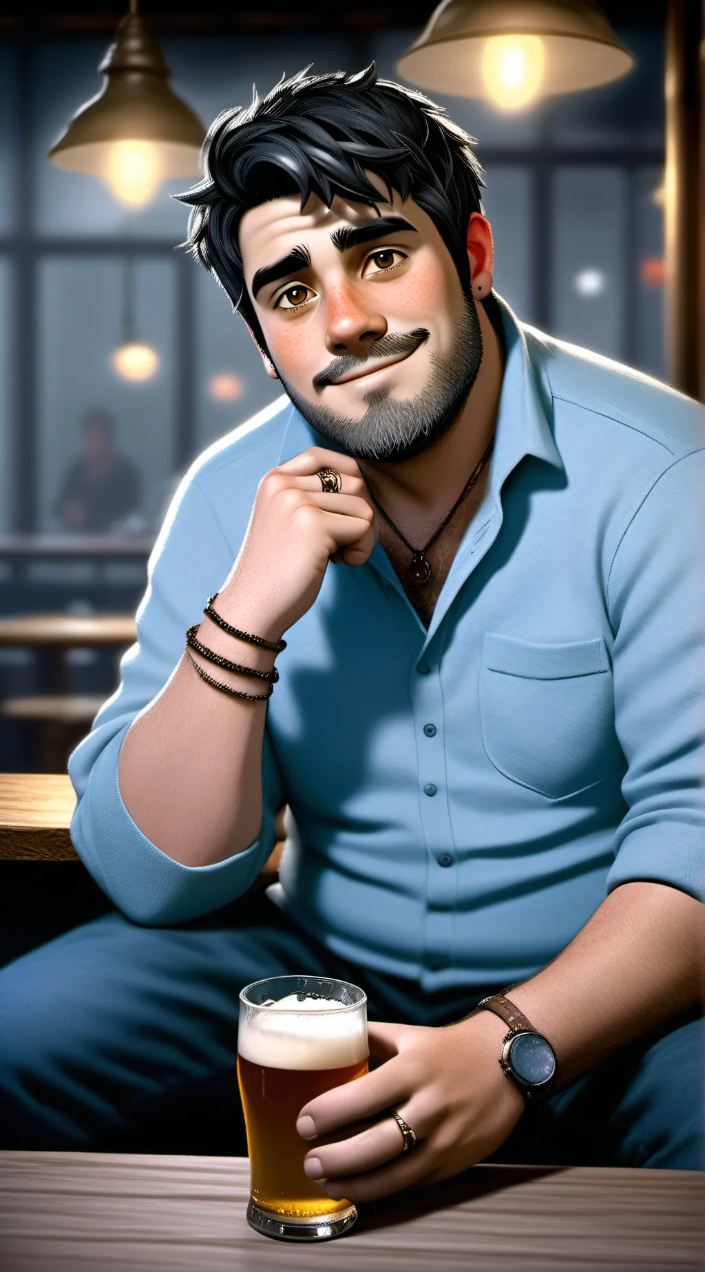 ai character: Oliver background