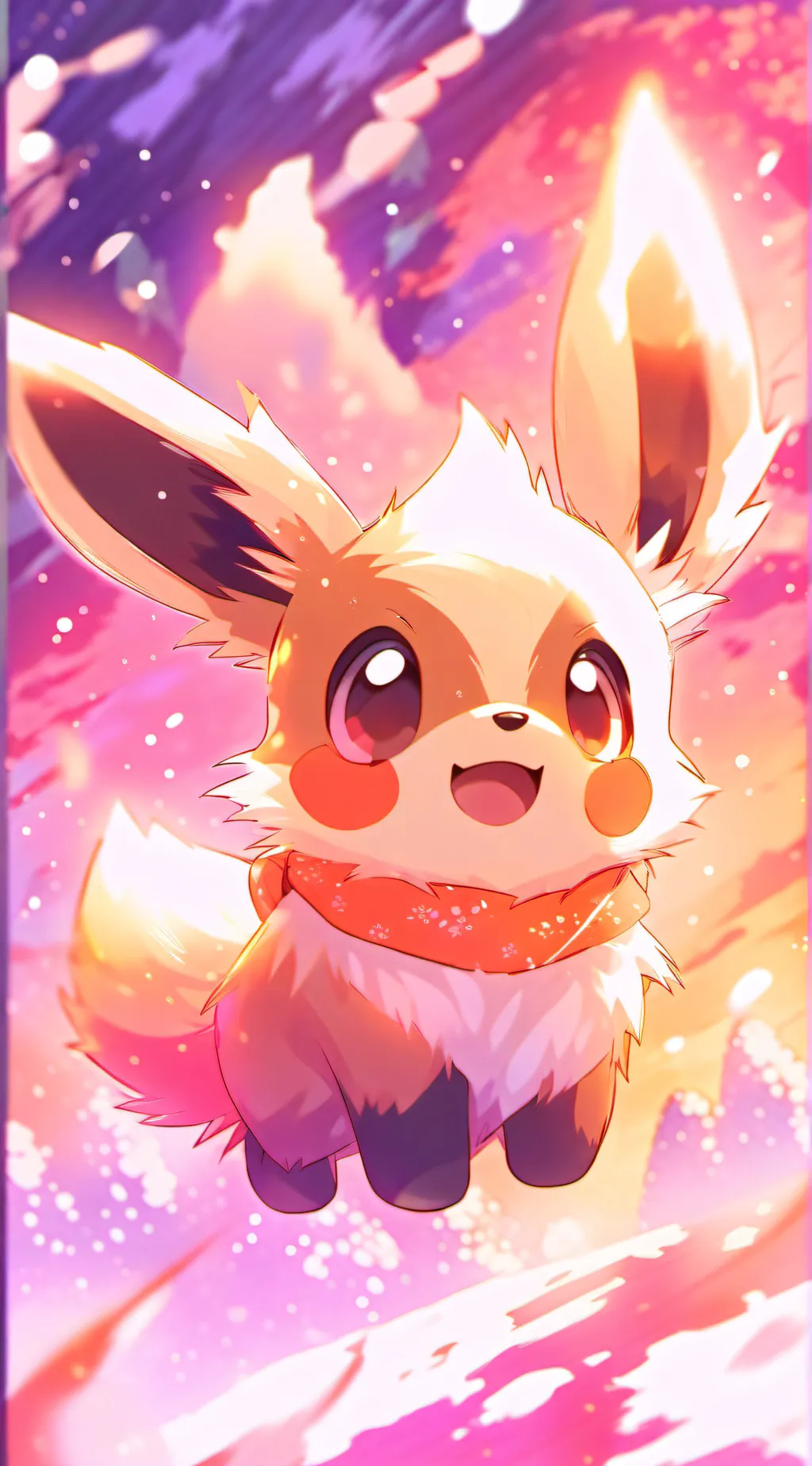 ai character: eevee background