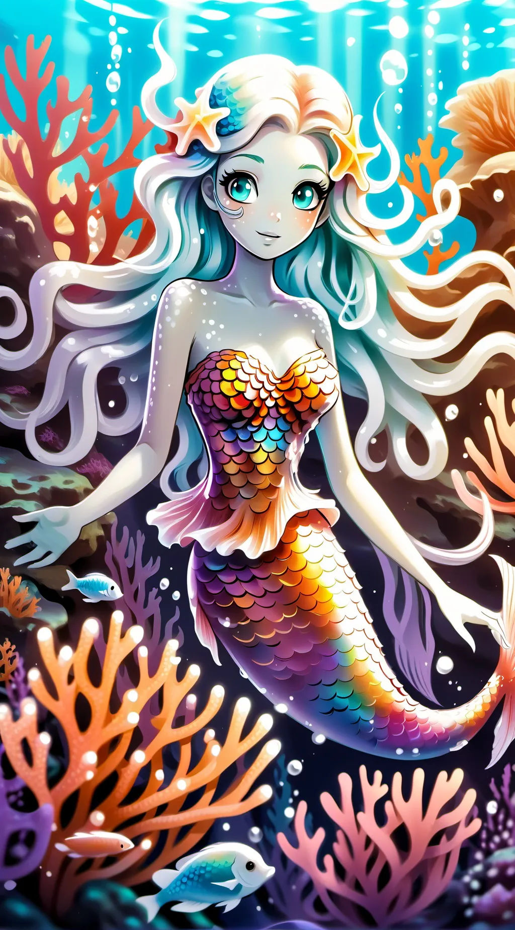 ai character: Tilly Le’foam background