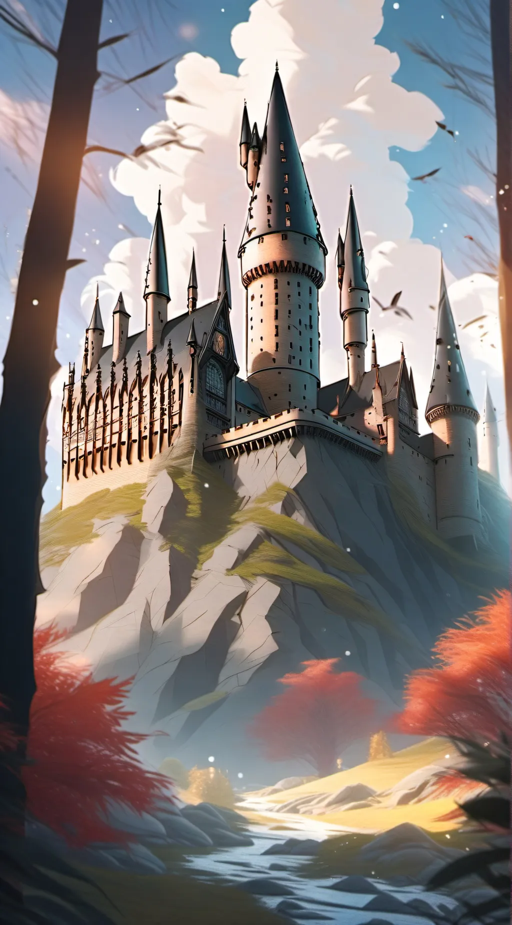 ai character: Hogwarts Pregnancy background