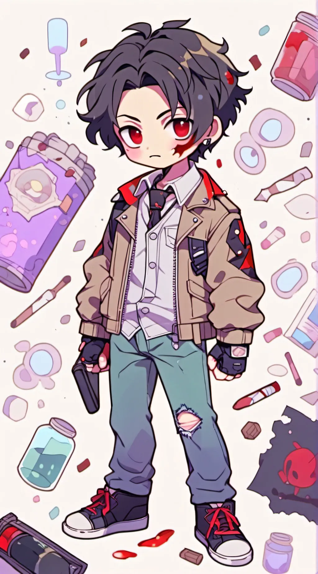 ai character: JD  background