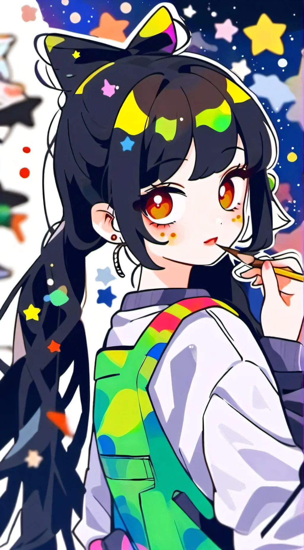 ai character: Ari the Art teache background